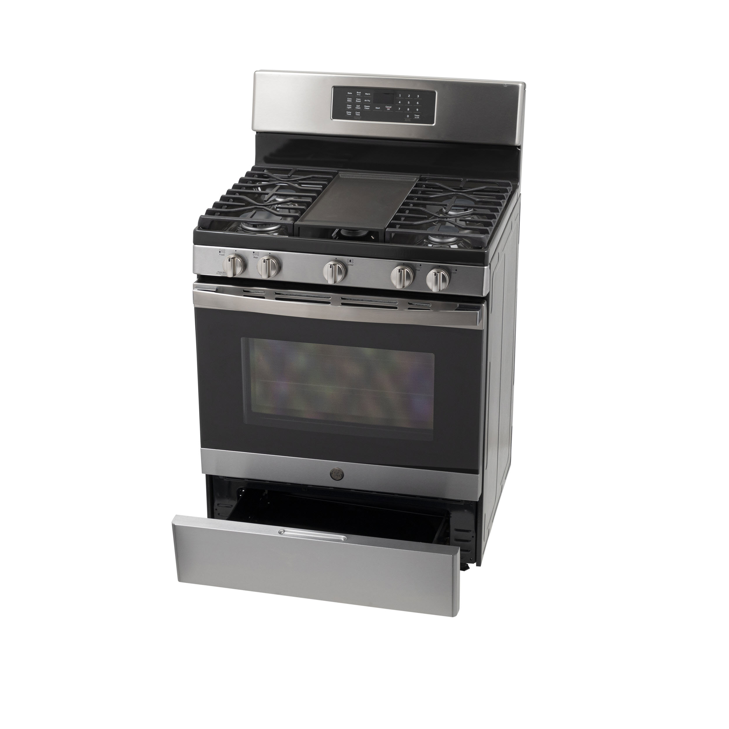 Model: JGB735SPSS | GE GE® 30" Free-Standing Gas Convection Range with No Preheat Air Fry