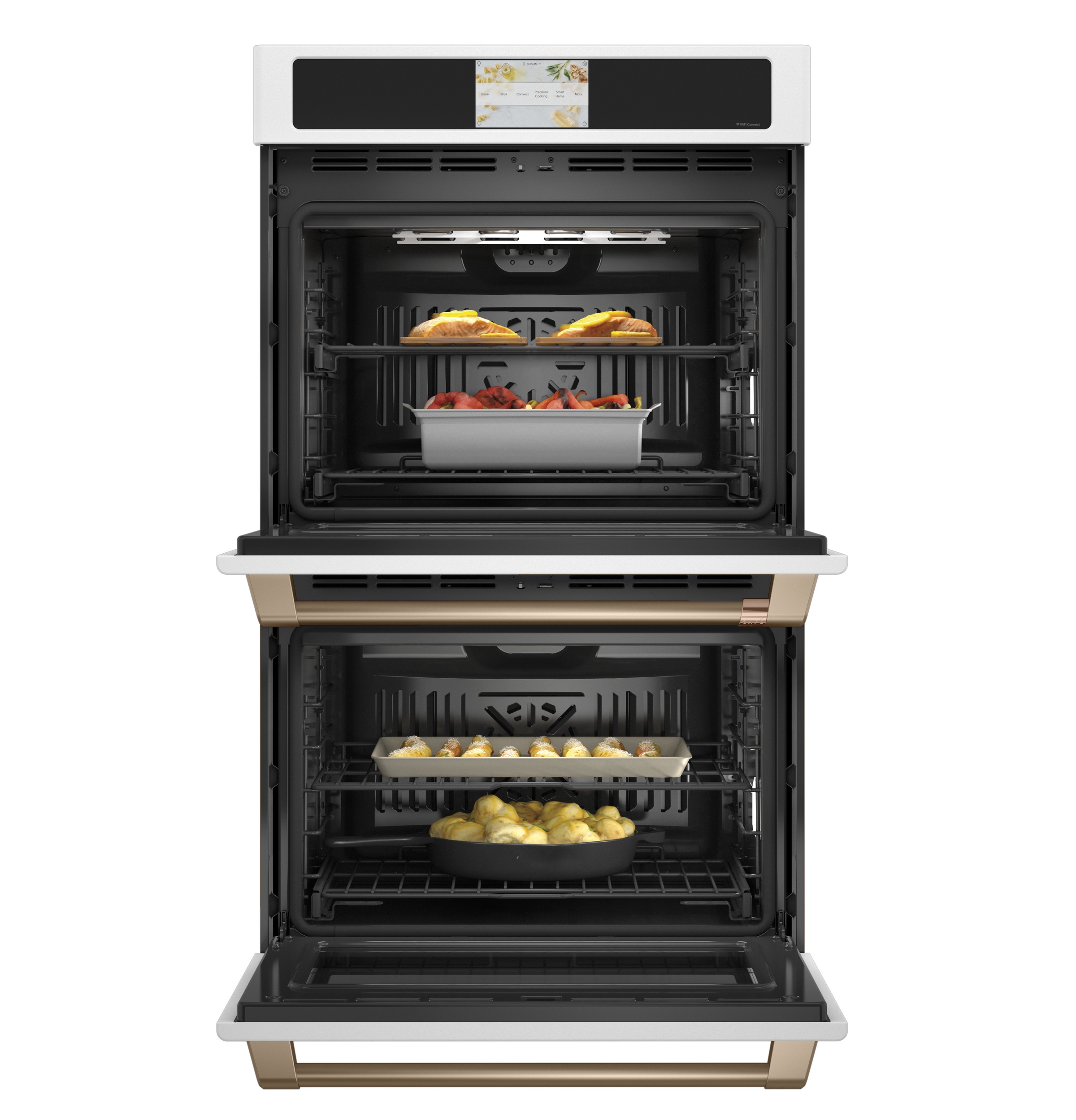 Model: CTD90DP4NW2 | Cafe Café™ Professional Series 30" Smart Built-In Convection Double Wall Oven