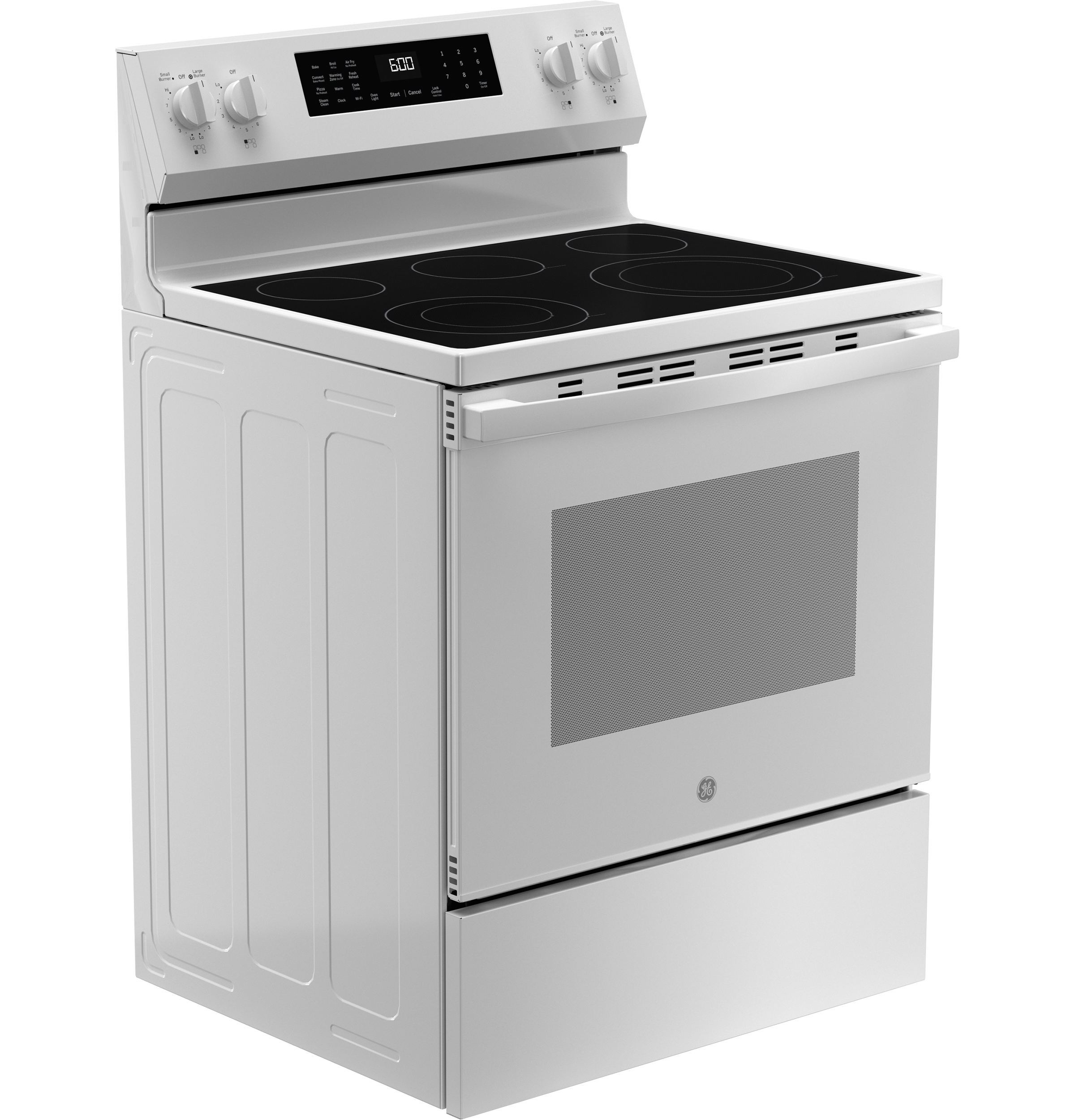 Model: GRF600AVWW | GE GE® ENERGY STAR® 30" Free-Standing Electric Convection Range with No Preheat Air Fry and EasyWash™ Oven Tray