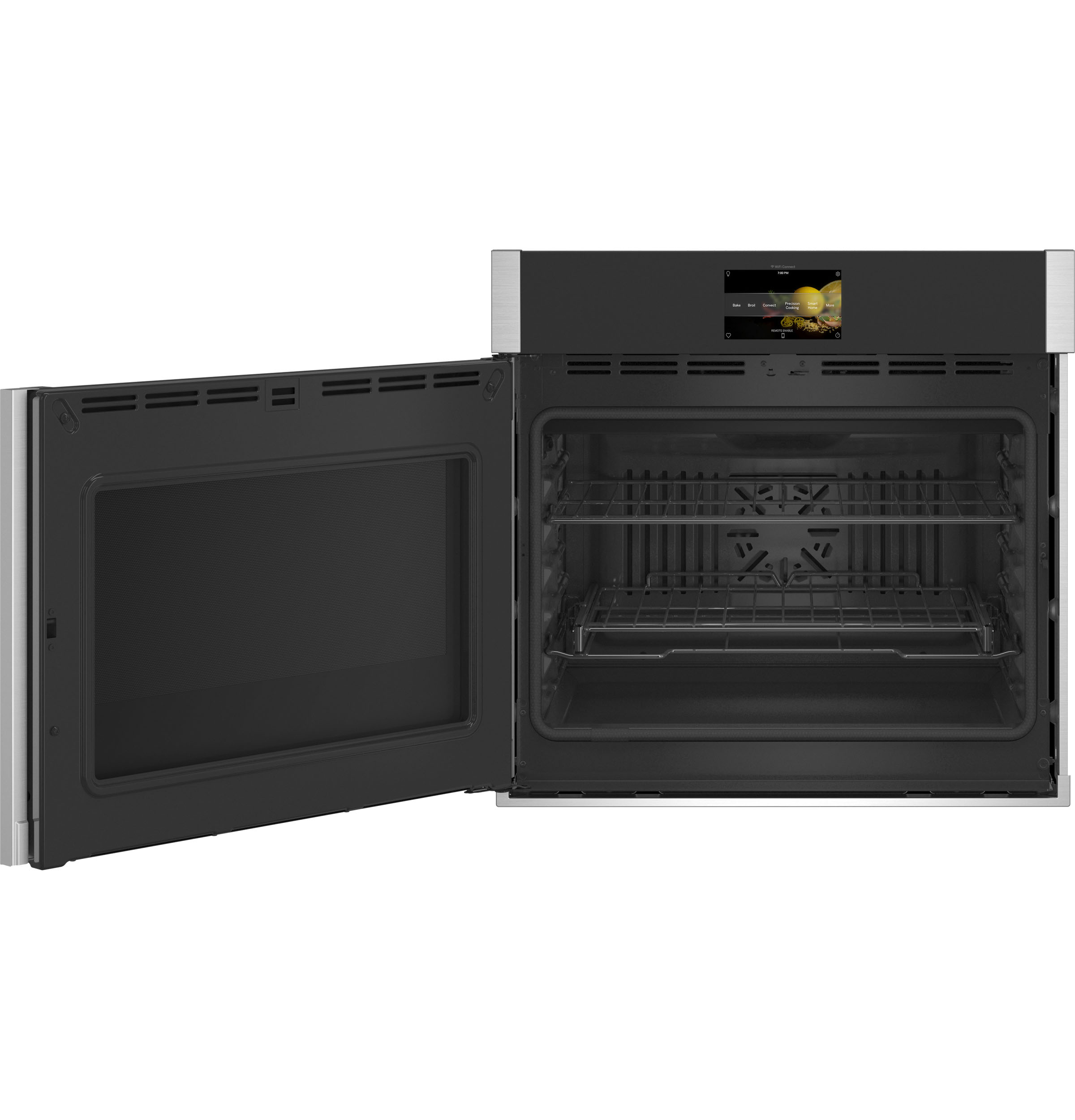 Model: PTS700LSNSS | GE Profile GE Profile™ 30" Smart Built-In Convection Single Wall Oven with Left-Hand Side-Swing Doors