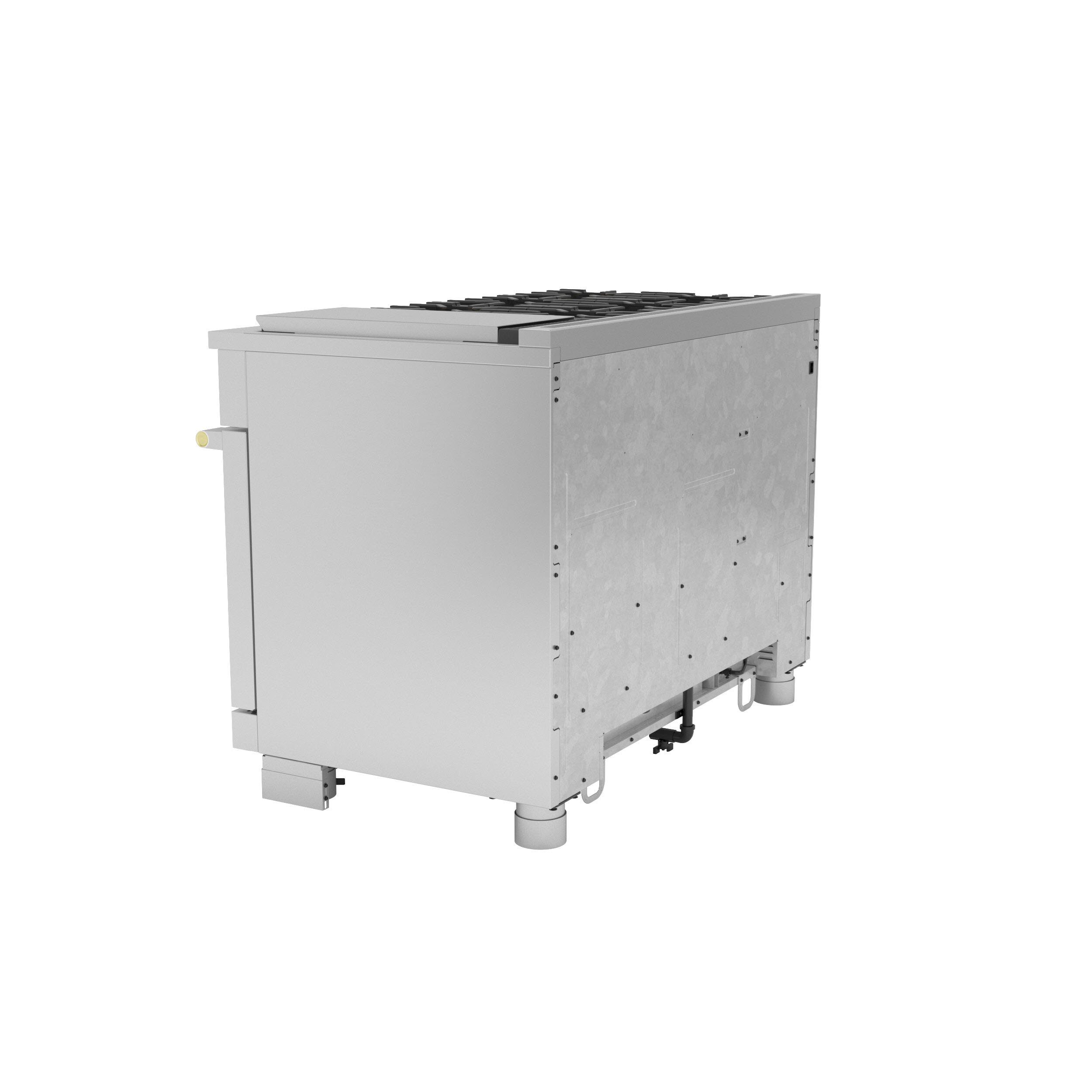 Model: ZGP486NDTSS | Monogram Monogram 48" All Gas Professional Range with 6 Burners and Griddle
