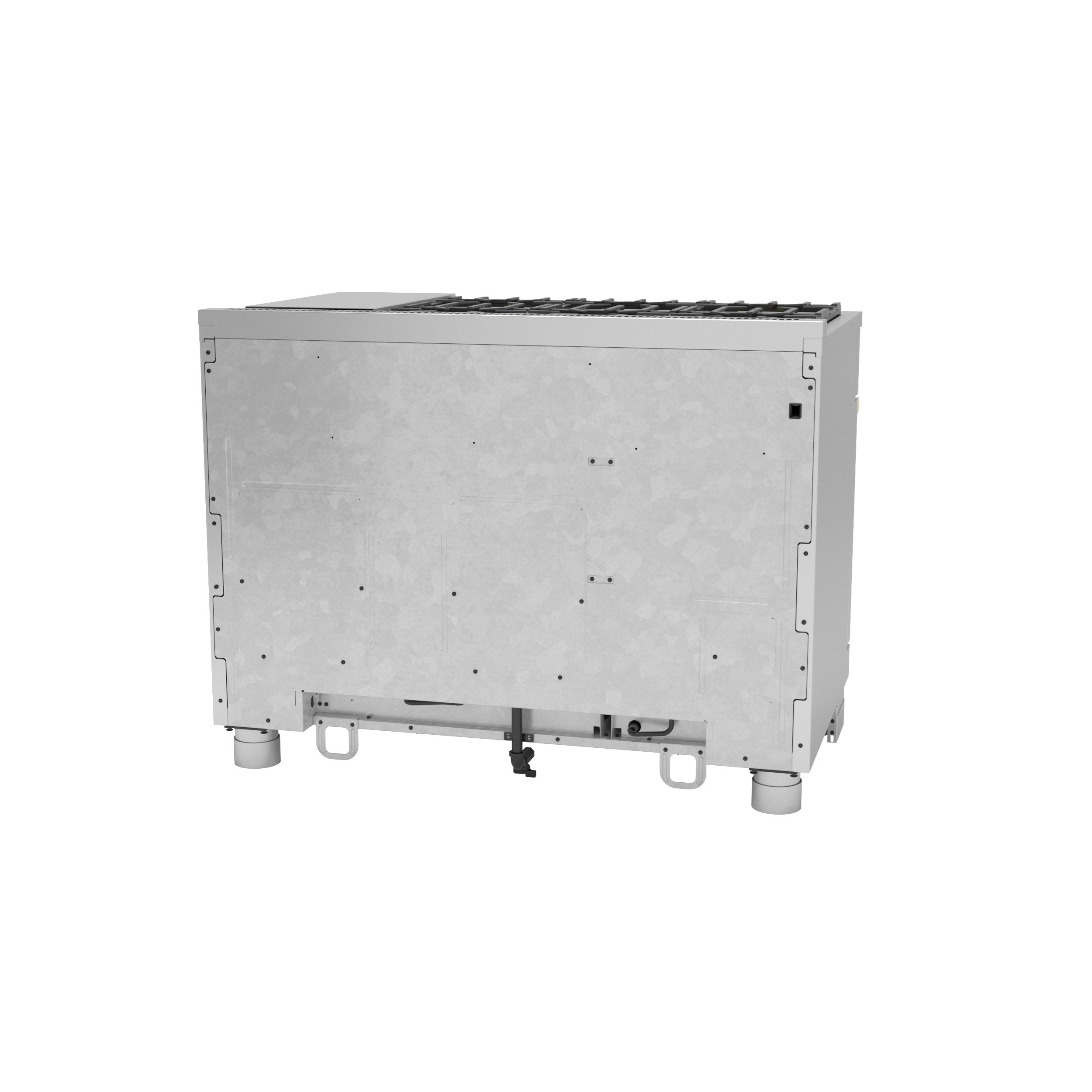 Model: ZGP486NDTSS | Monogram Monogram 48" All Gas Professional Range with 6 Burners and Griddle