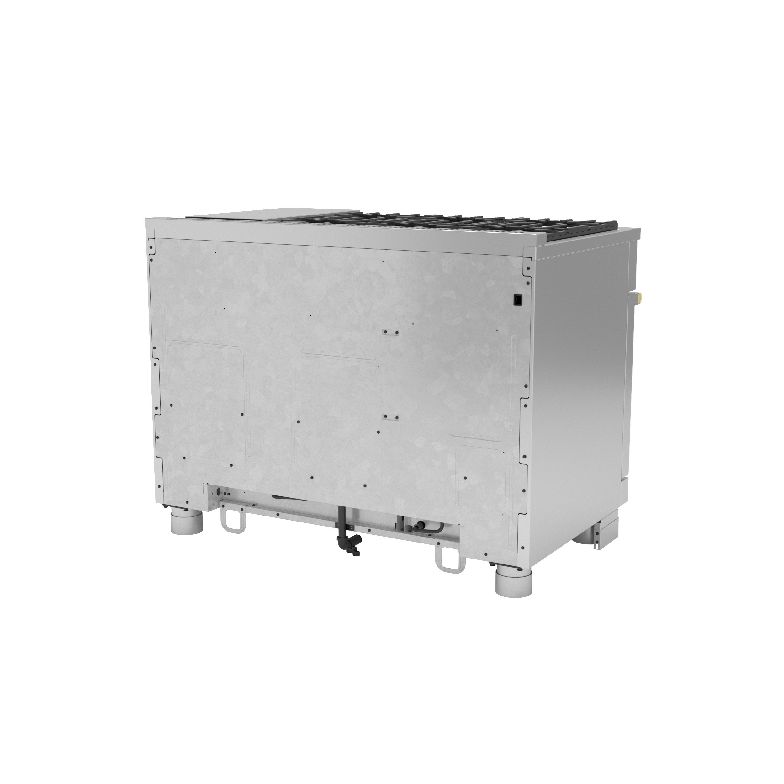 Model: ZGP486NDTSS | Monogram Monogram 48" All Gas Professional Range with 6 Burners and Griddle