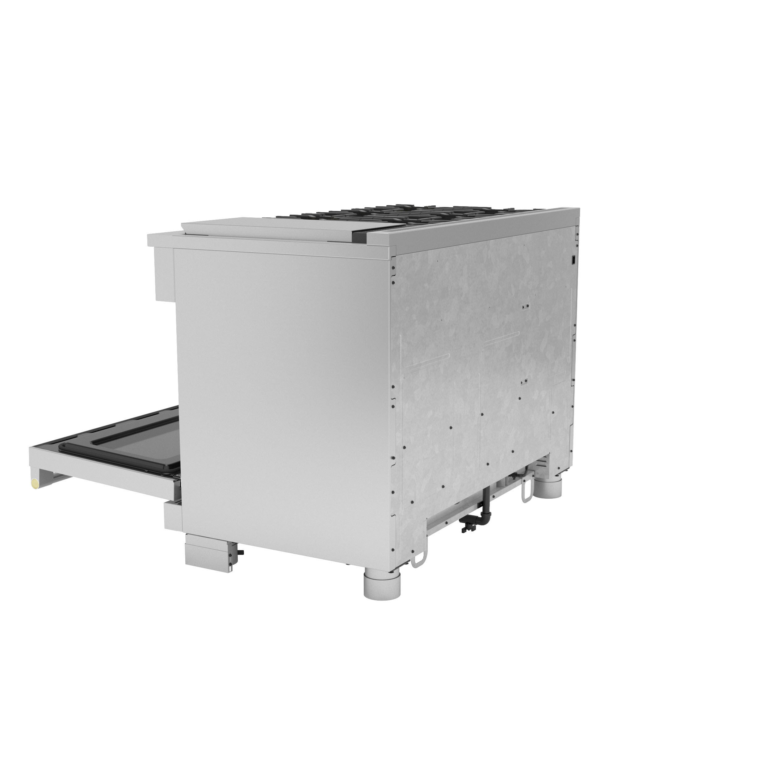 Model: ZGP486NDTSS | Monogram Monogram 48" All Gas Professional Range with 6 Burners and Griddle