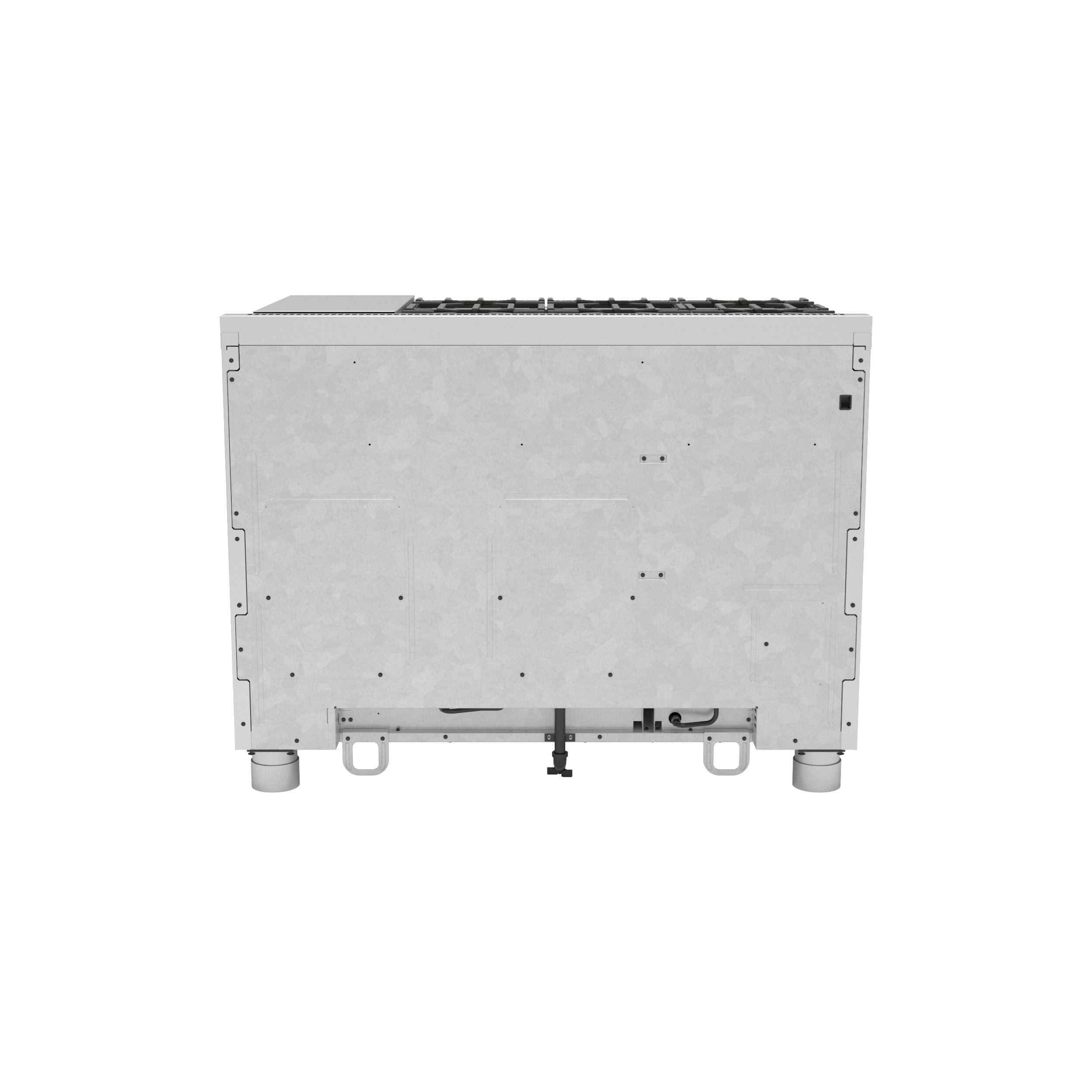 Model: ZGP486NDTSS | Monogram Monogram 48" All Gas Professional Range with 6 Burners and Griddle