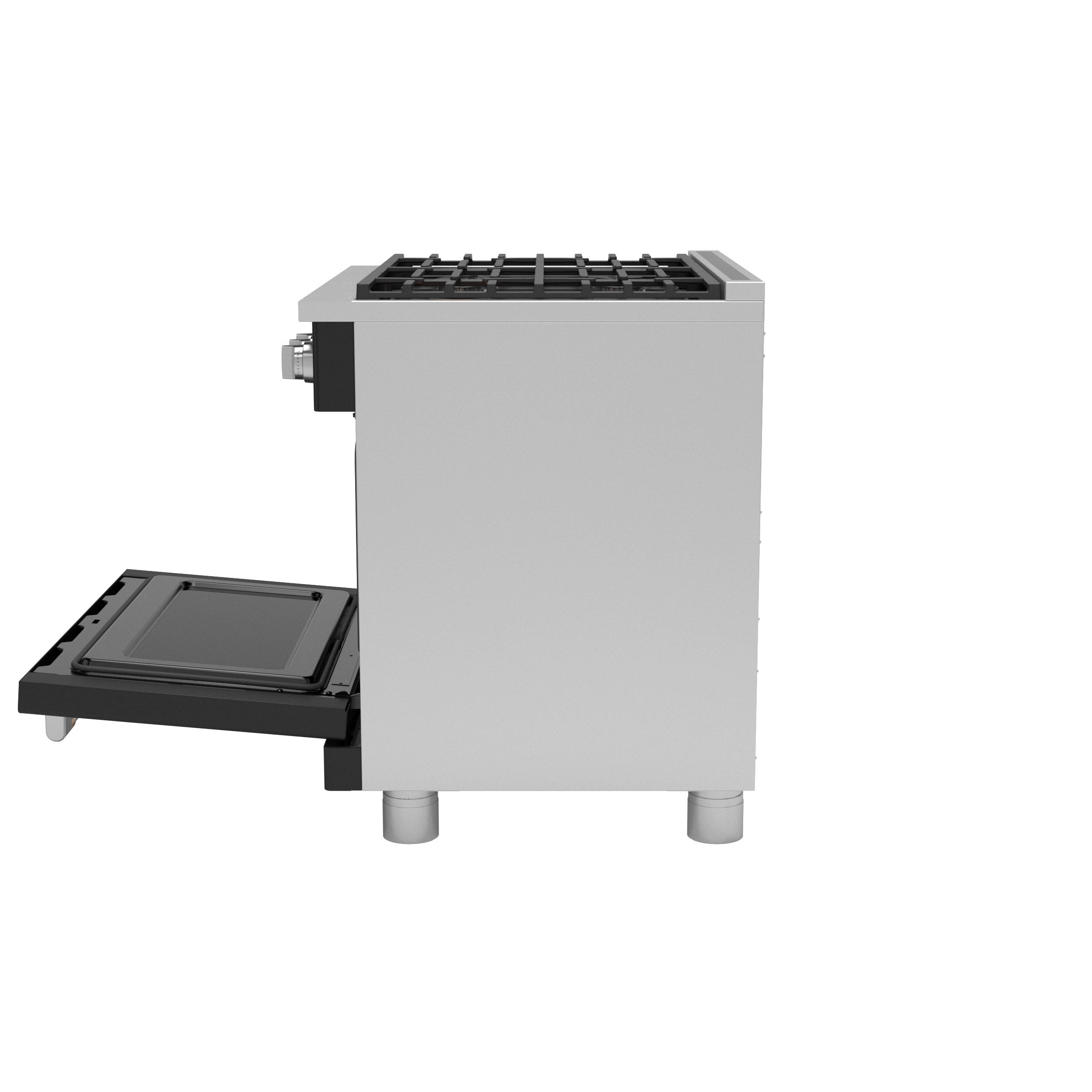 Model: C2Y366P3TD1 | Cafe Café™ 36" Smart Dual-Fuel Commercial-Style Range with 6 Burners (Natural Gas)