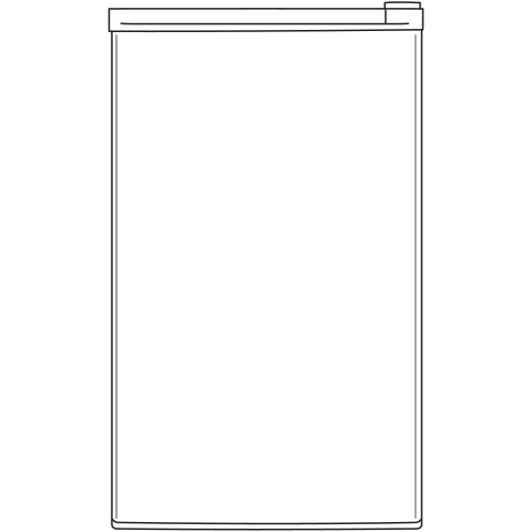 Model: GME04GLKLB | GE GE® ENERGY STAR® Compact Refrigerator