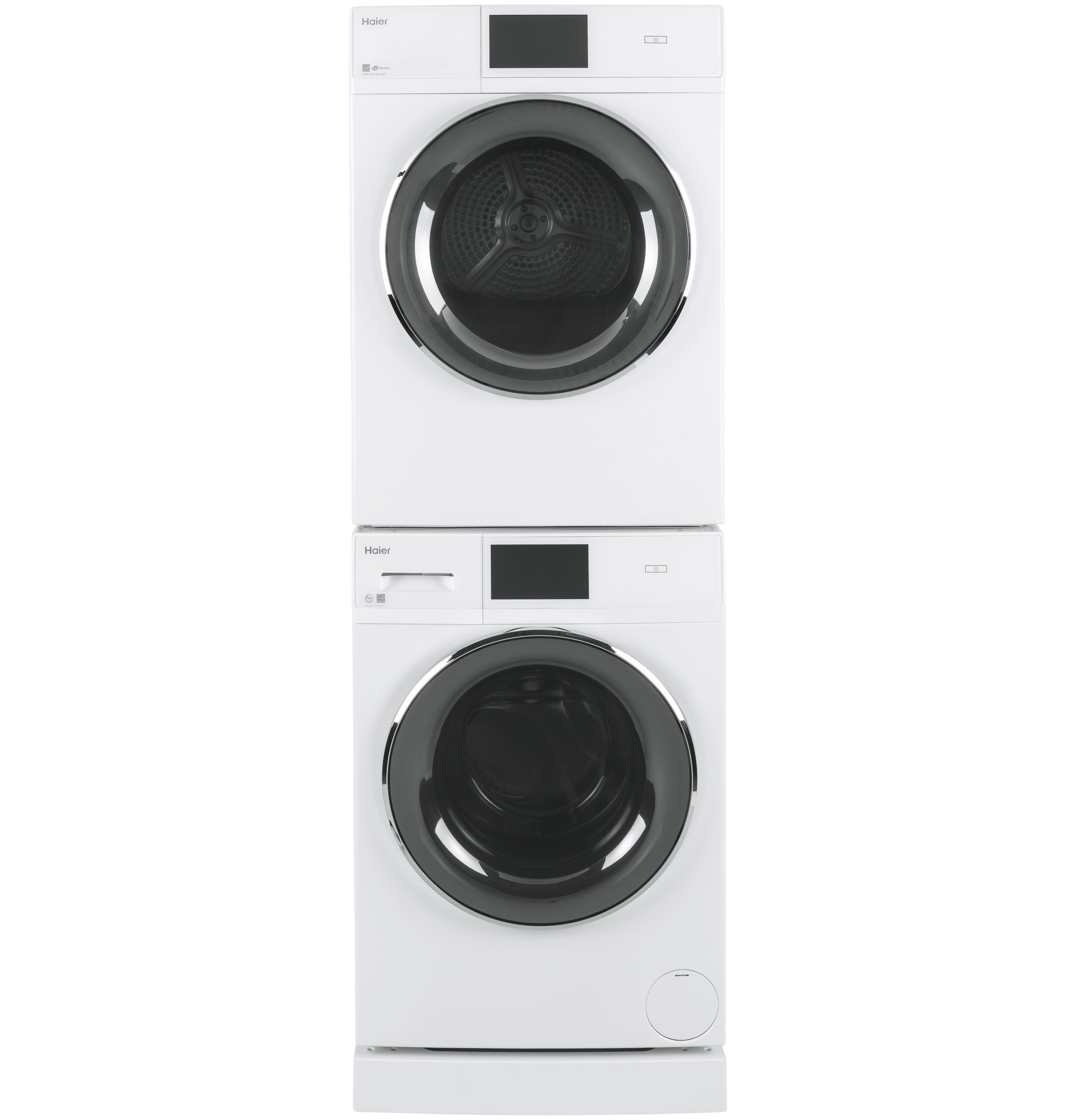 Model: QFW150SSNWW | Haier Haier ENERGY STAR® 2.4 Cu. Ft. Smart Frontload Washer