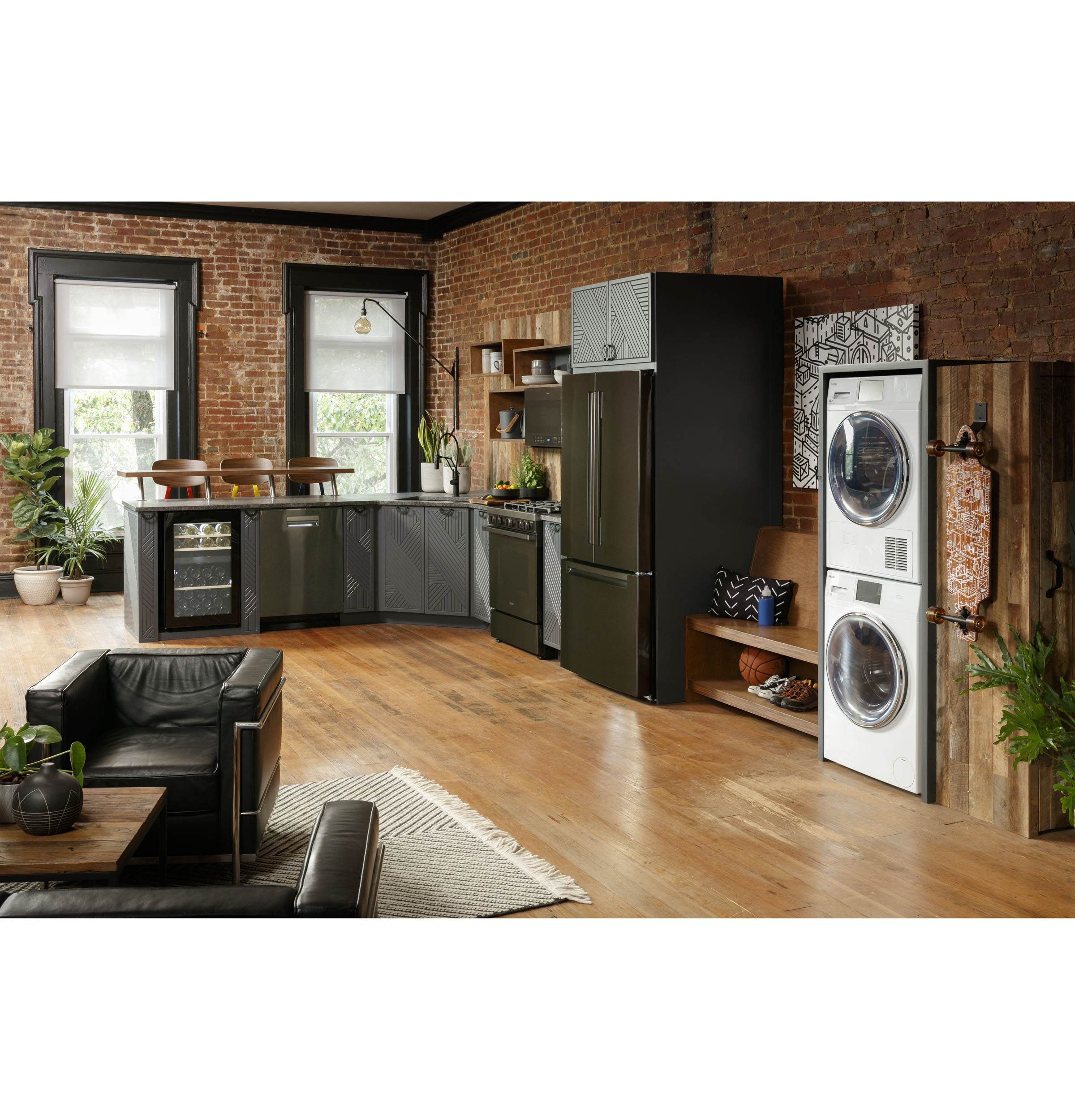 Model: QFW150SSNWW | Haier Haier ENERGY STAR® 2.4 Cu. Ft. Smart Frontload Washer
