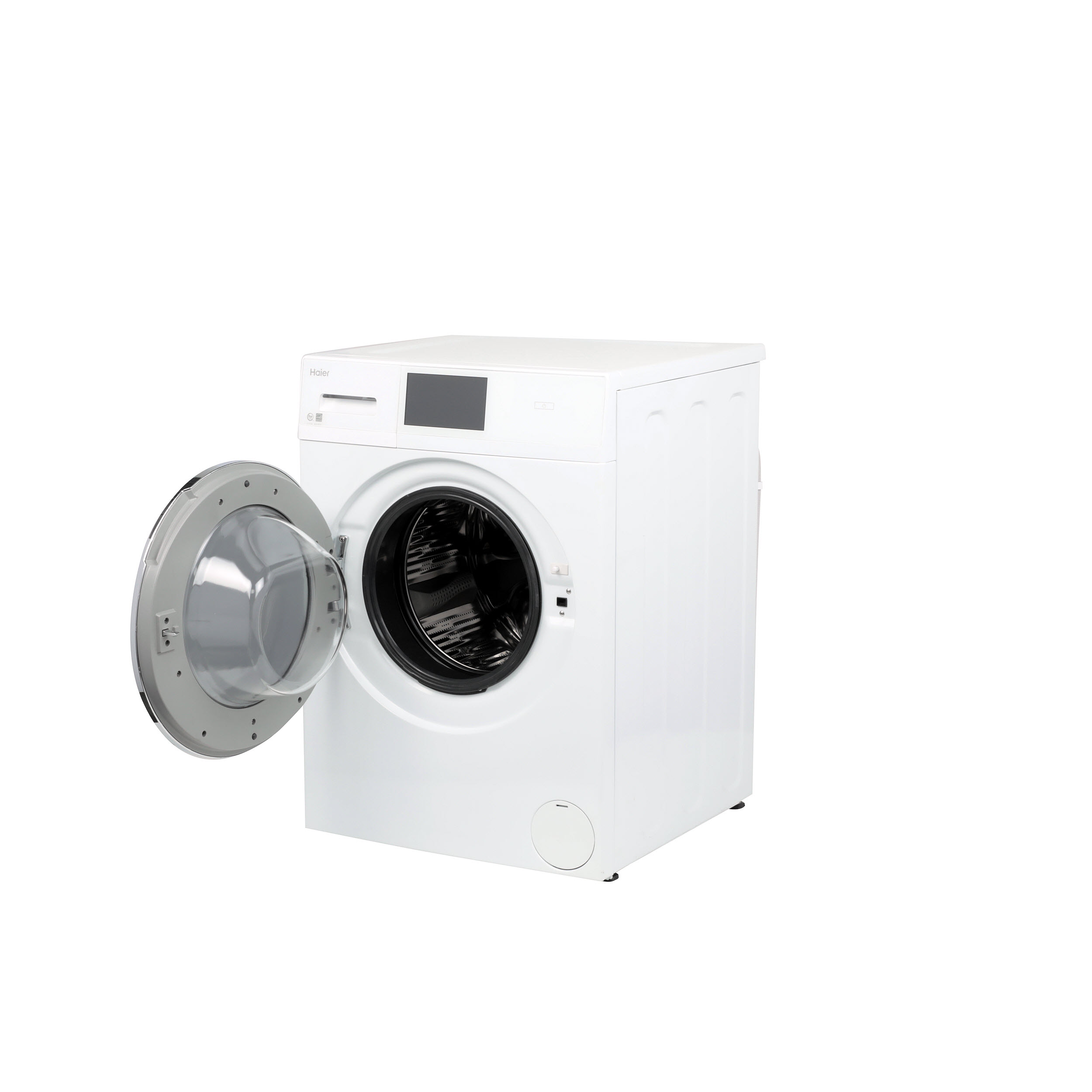 Model: QFW150SSNWW | Haier Haier ENERGY STAR® 2.4 Cu. Ft. Smart Frontload Washer