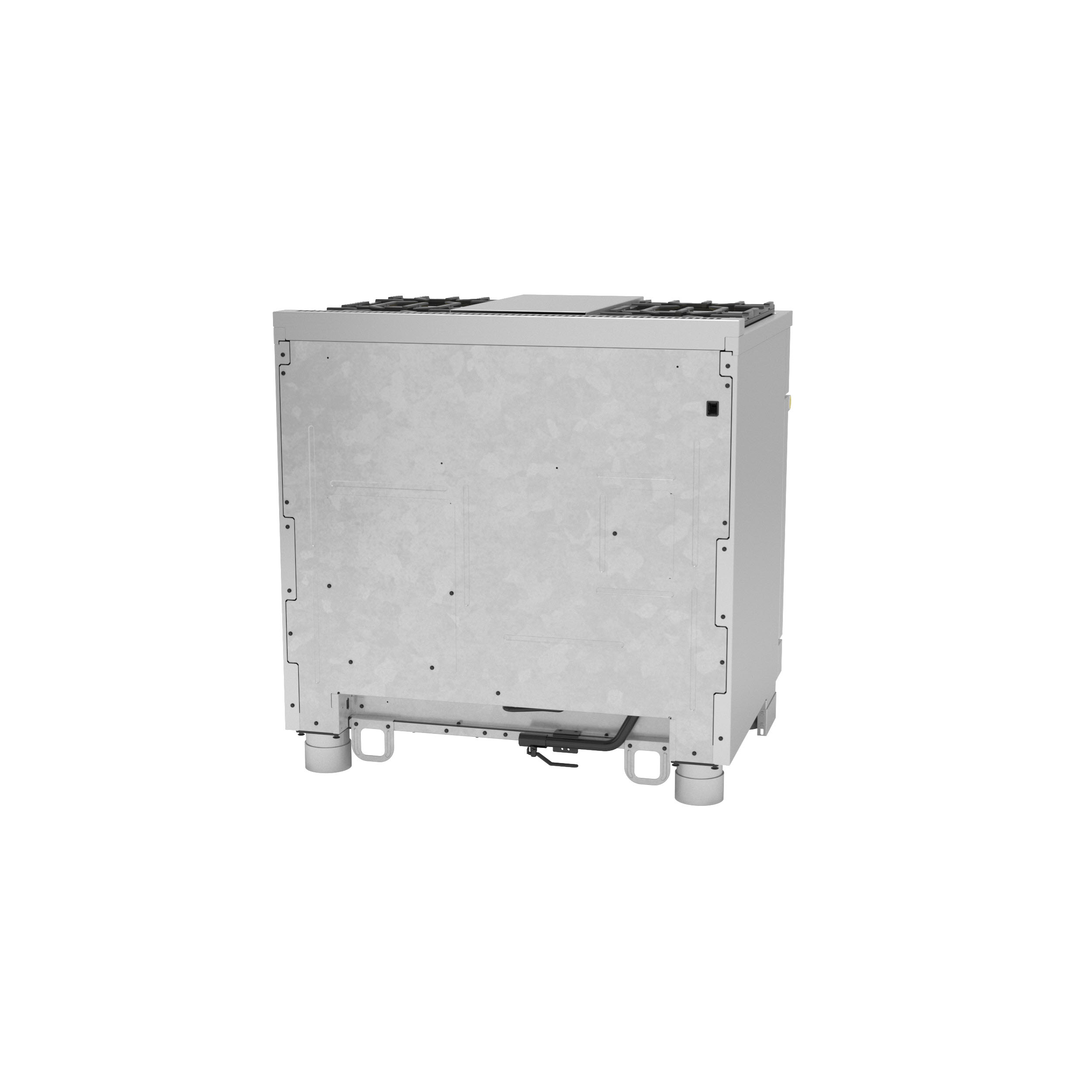 Model: ZGP364NDTSS | Monogram Monogram 36" All Gas Professional Range with 4 Burners and Griddle