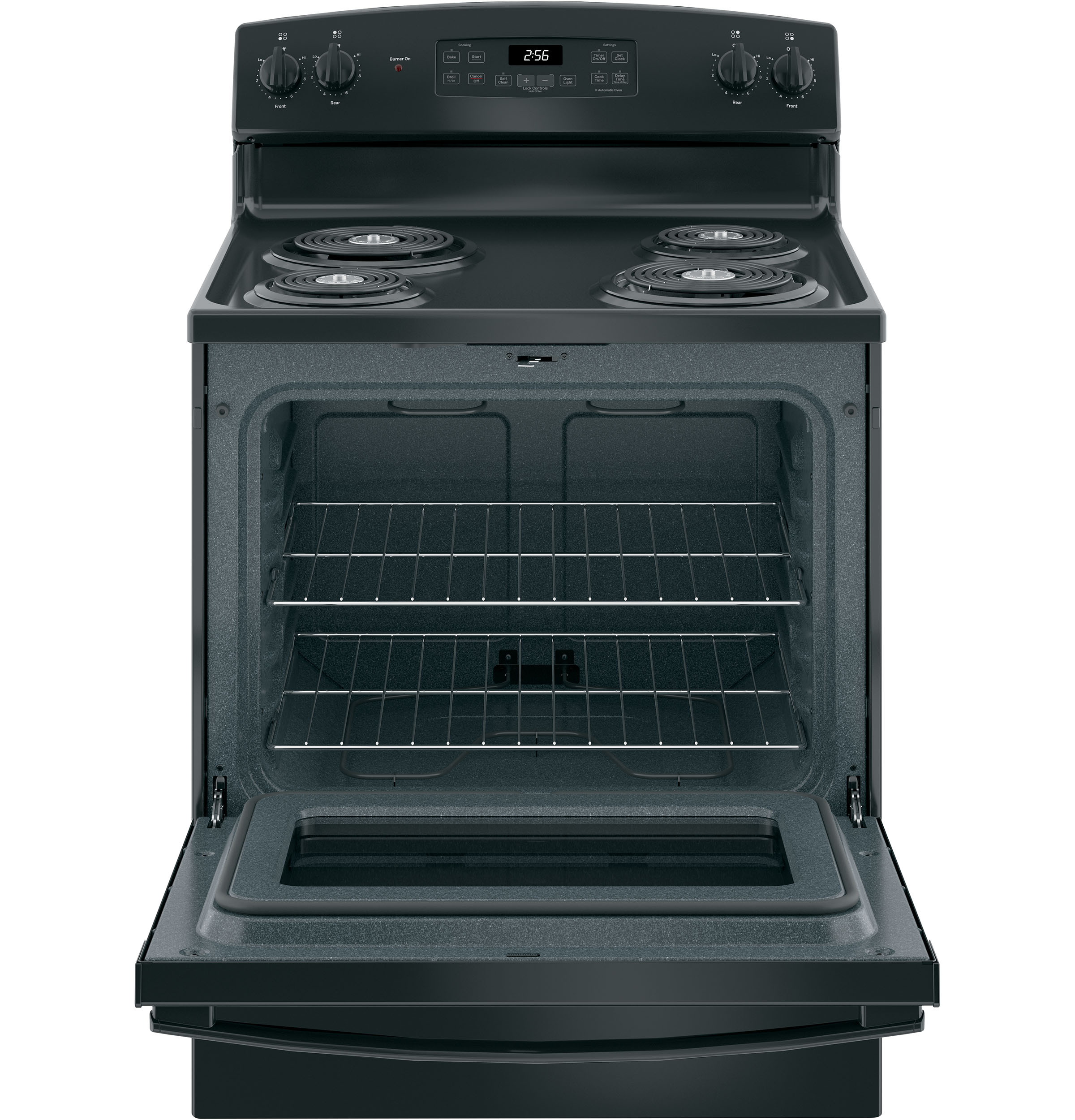 Model: JB256DMBB | GE GE® ENERGY STAR® 30" Free-Standing Self-Clean Electric Range