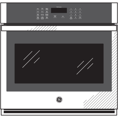 Model: JTS3000SNSS | GE GE® 30" Smart Built-In Self-Clean Single Wall Oven with Never-Scrub Racks
