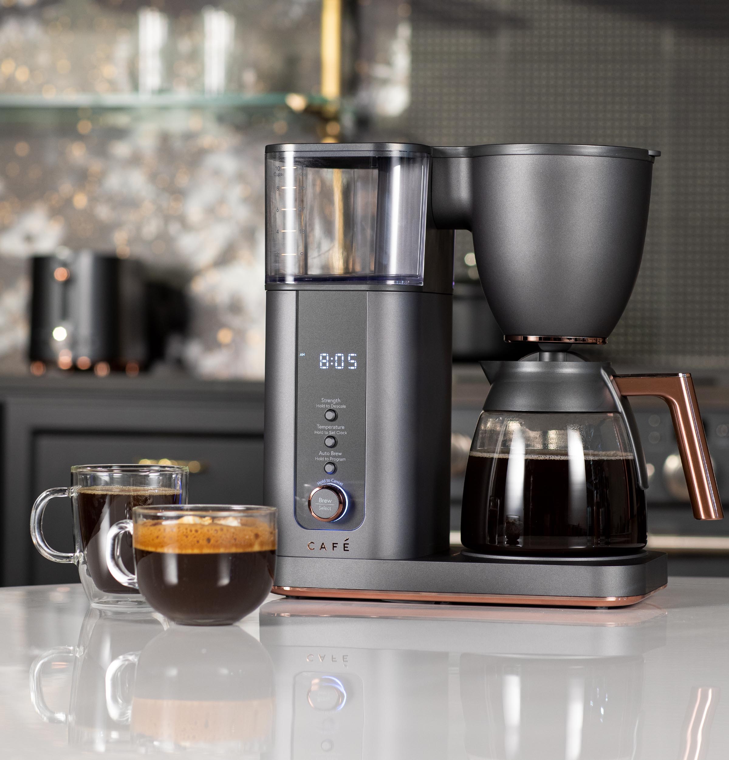 Model: C7CDABS3RD3 | Cafe Café™ Specialty Drip Coffee Maker with Glass Carafe