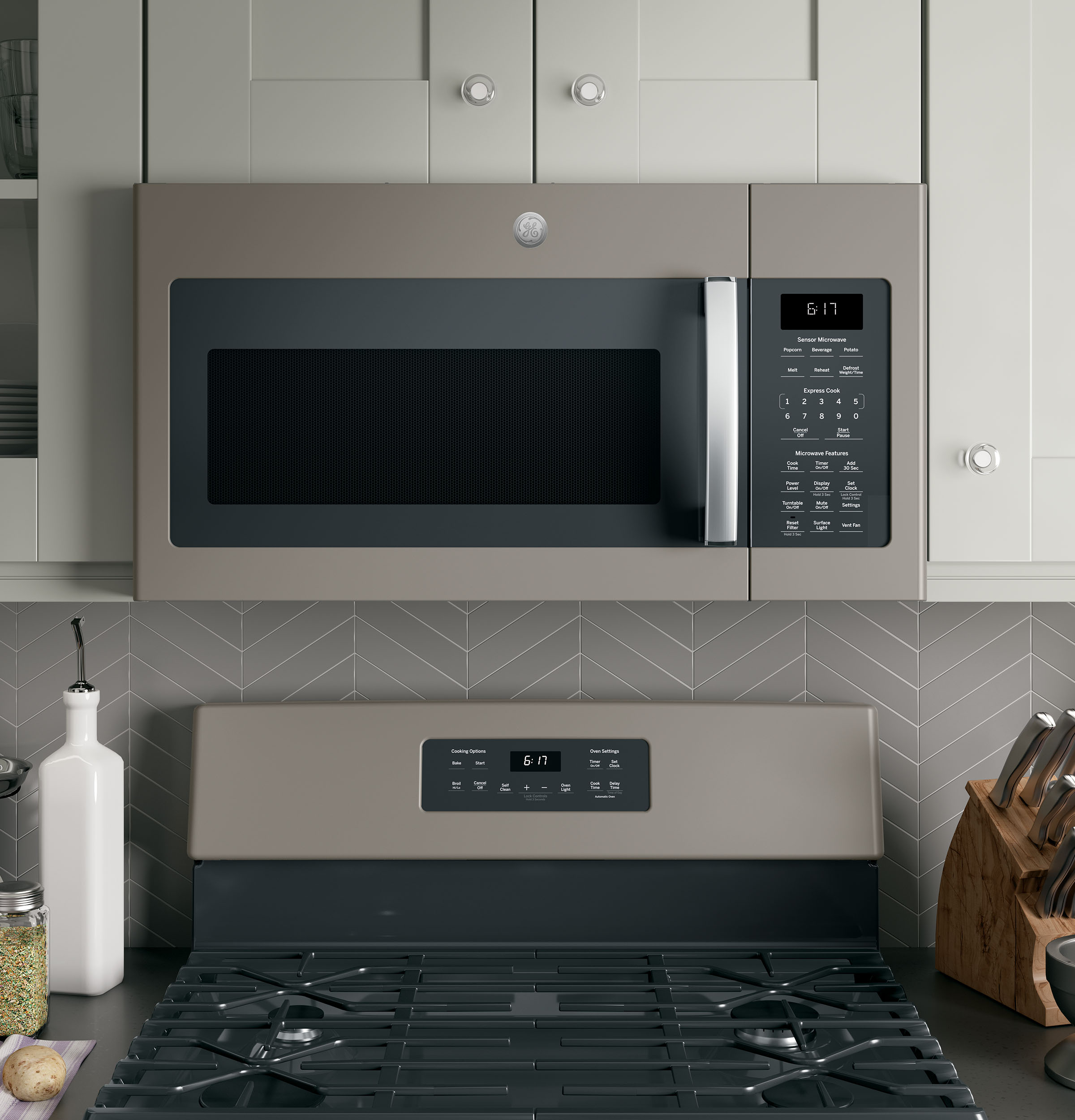 GE JVM6175EKES GE 1.7 Cu. Ft. Over the Range Sensor Microwave Oven JVM6175EKES Art Noey Appliance