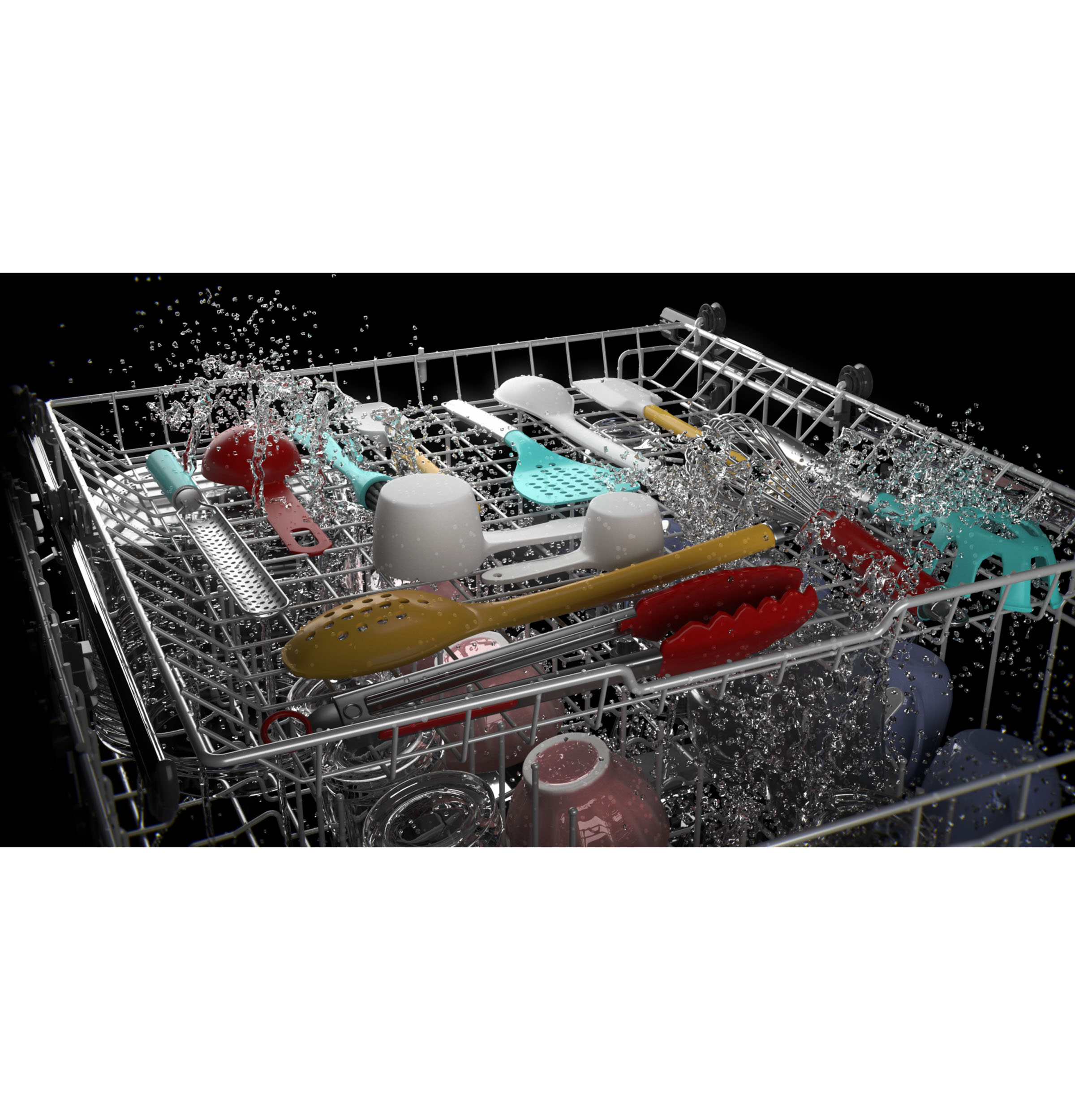 Model: GDT630PMRES | GE GE® ENERGY STAR® Top Control with Plastic Interior Dishwasher with Sanitize Cycle & Dry Boost