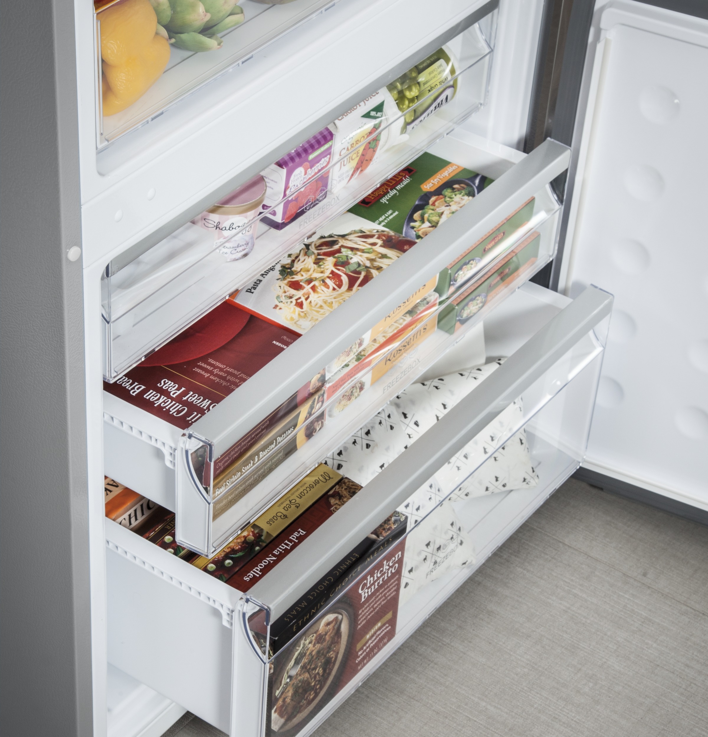 Model: HRB15N3BGS | Haier Haier ENERGY STAR® 15 Cu. Ft. Bottom Freezer Refrigerator