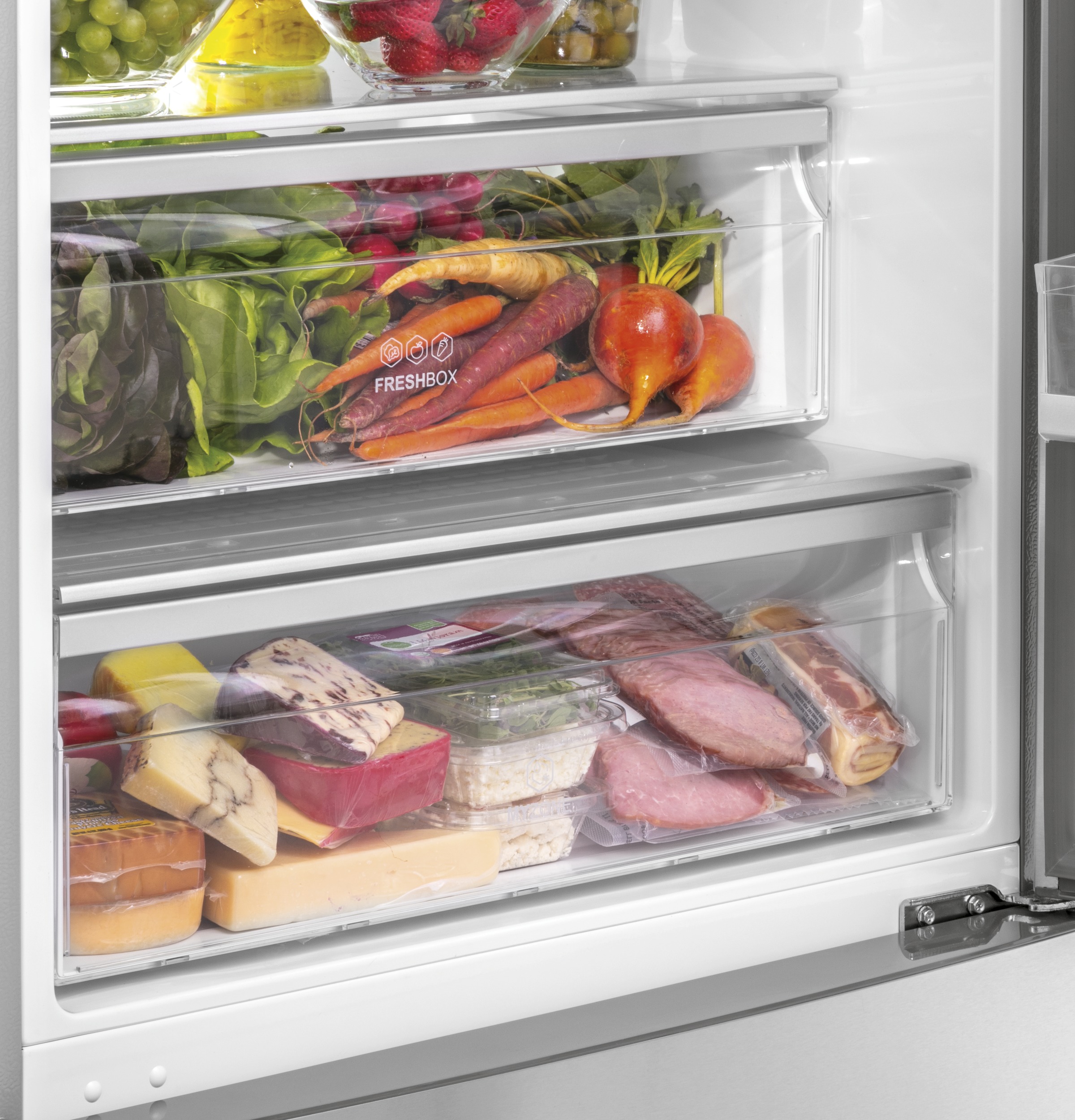 Model: HRB15N3BGS | Haier Haier ENERGY STAR® 15 Cu. Ft. Bottom Freezer Refrigerator