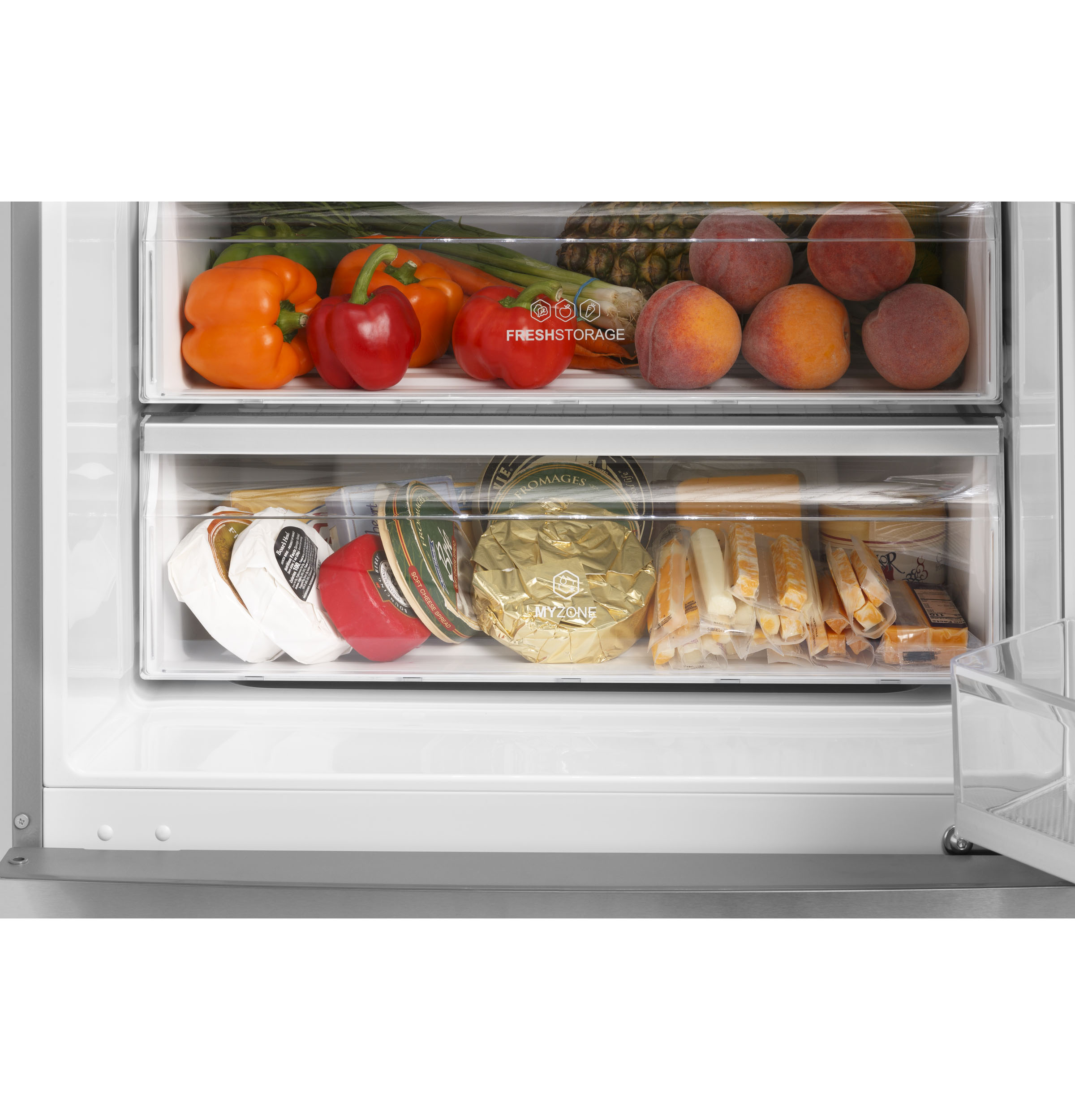 Model: HRB15N3BGS | Haier Haier ENERGY STAR® 15 Cu. Ft. Bottom Freezer Refrigerator