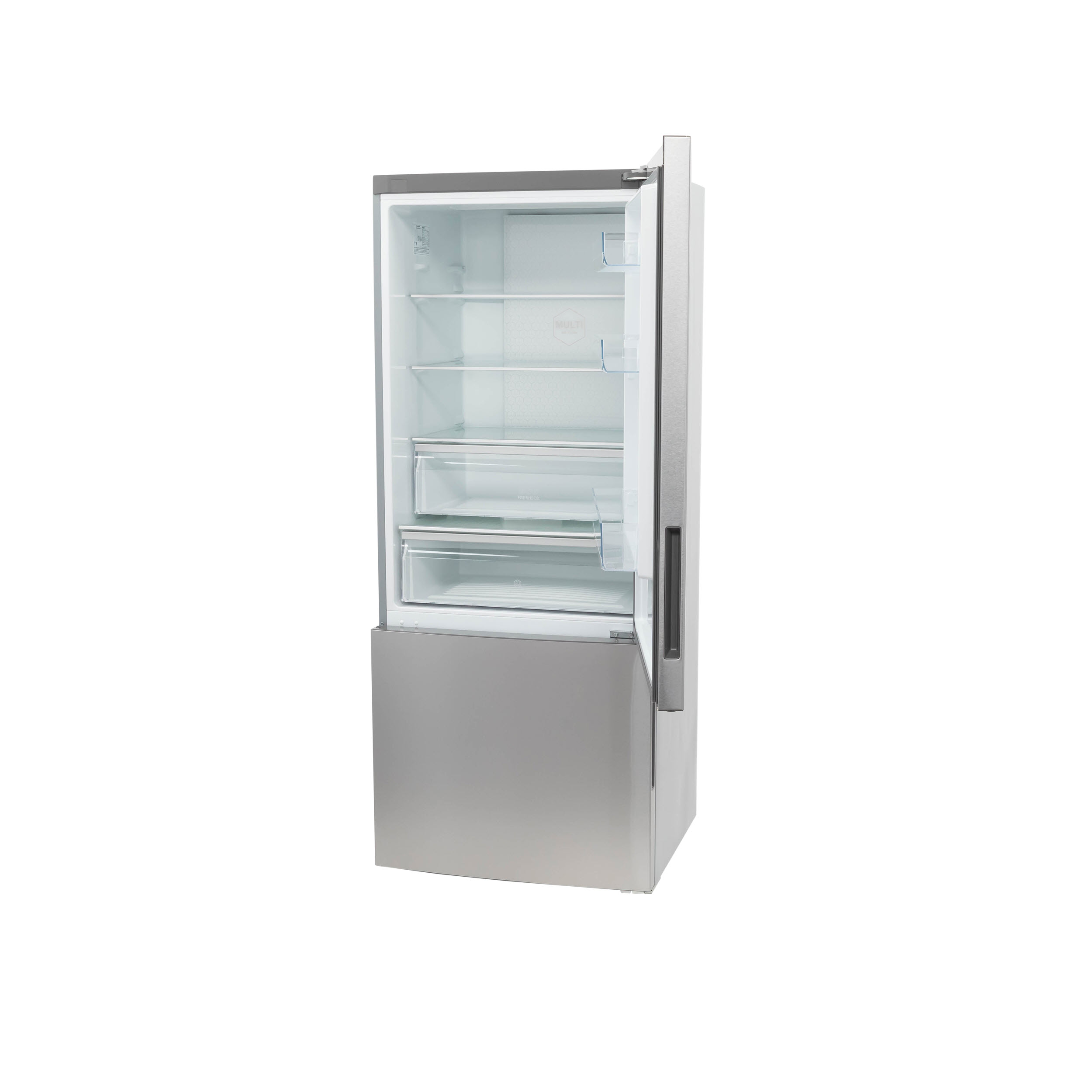 Model: HRB15N3BGS | Haier Haier ENERGY STAR® 15 Cu. Ft. Bottom Freezer Refrigerator