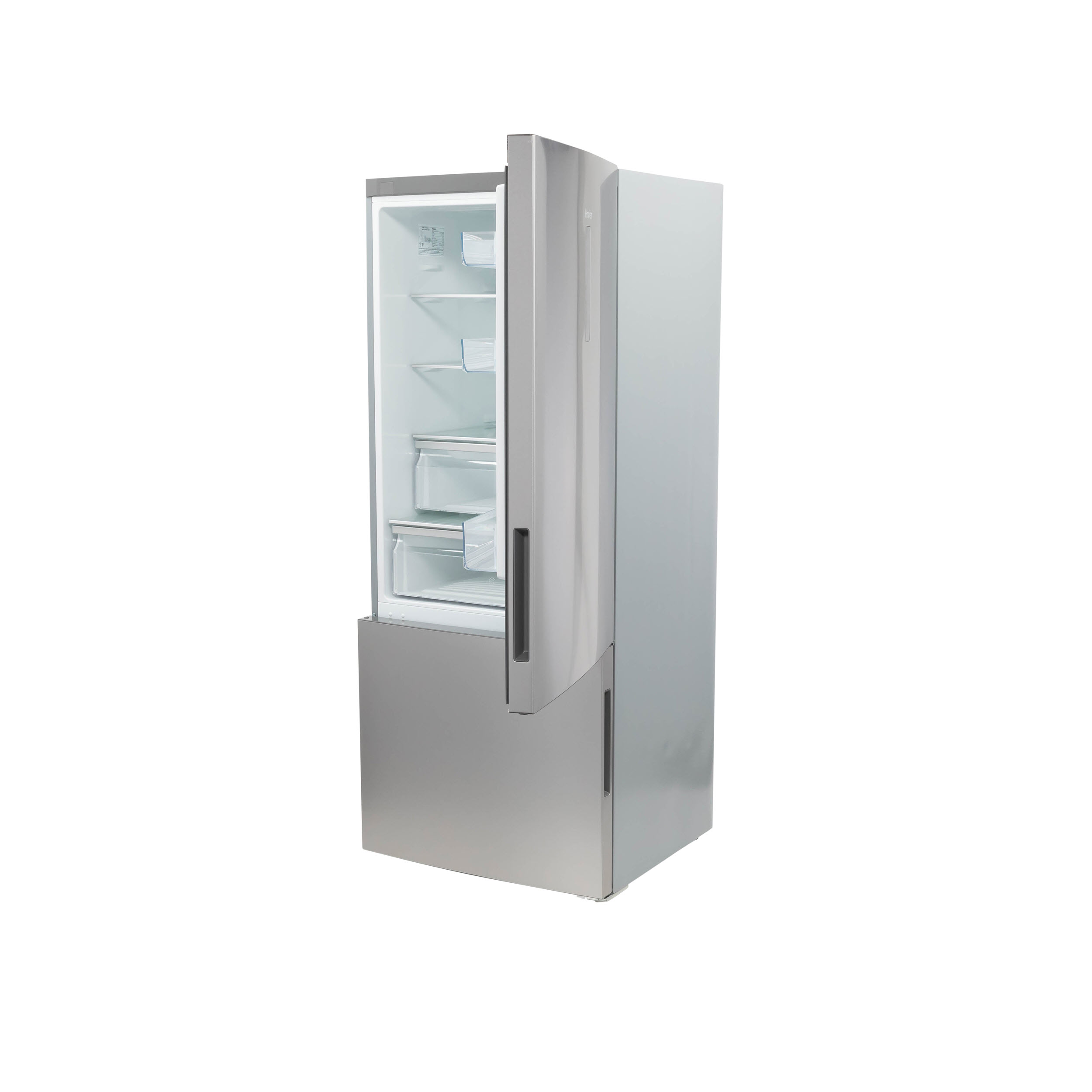 Model: HRB15N3BGS | Haier Haier ENERGY STAR® 15 Cu. Ft. Bottom Freezer Refrigerator