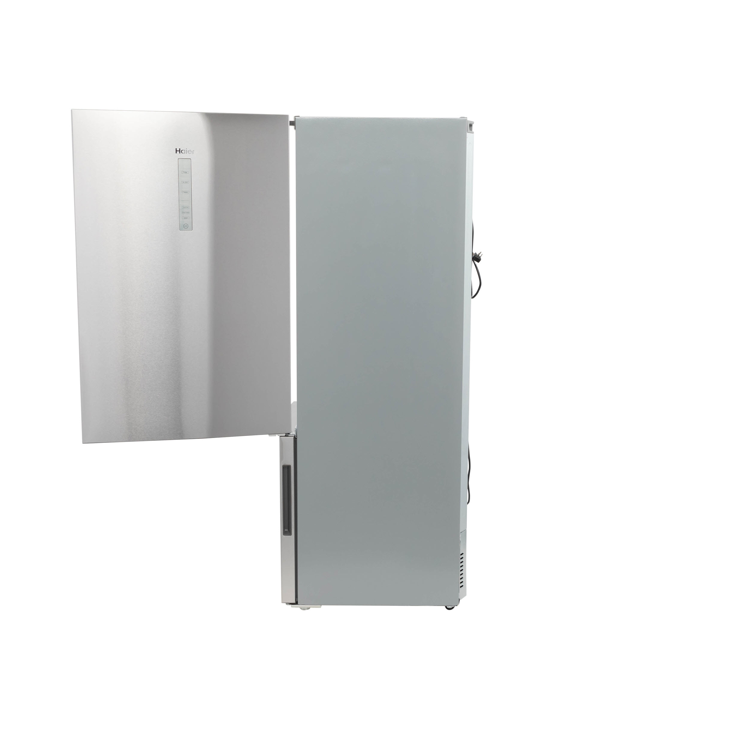 Model: HRB15N3BGS | Haier Haier ENERGY STAR® 15 Cu. Ft. Bottom Freezer Refrigerator
