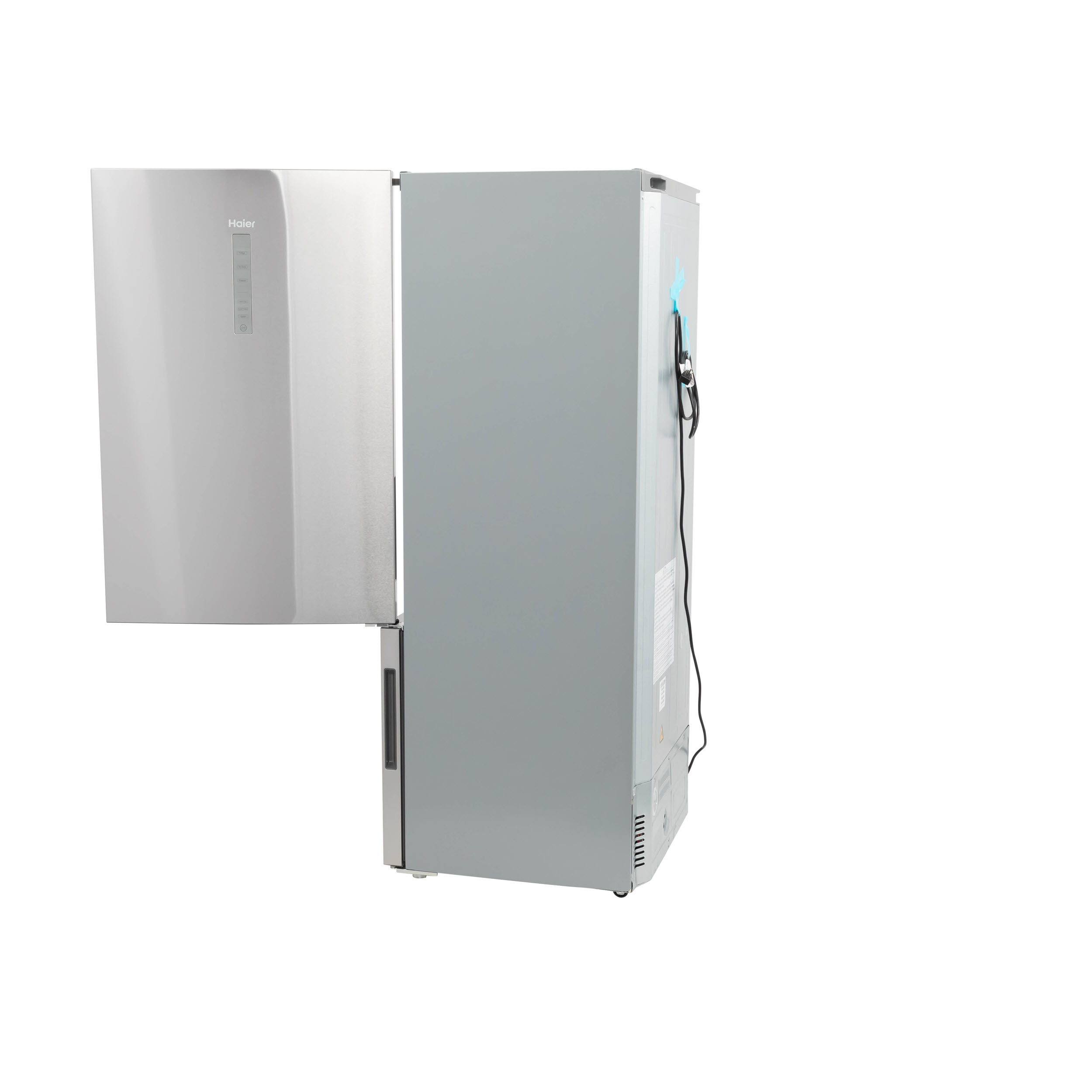 Model: HRB15N3BGS | Haier Haier ENERGY STAR® 15 Cu. Ft. Bottom Freezer Refrigerator