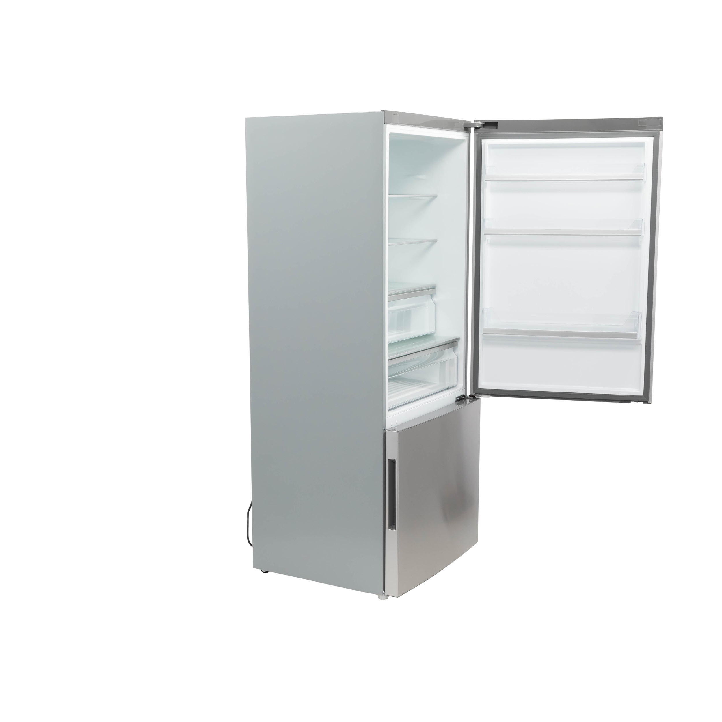 Model: HRB15N3BGS | Haier Haier ENERGY STAR® 15 Cu. Ft. Bottom Freezer Refrigerator