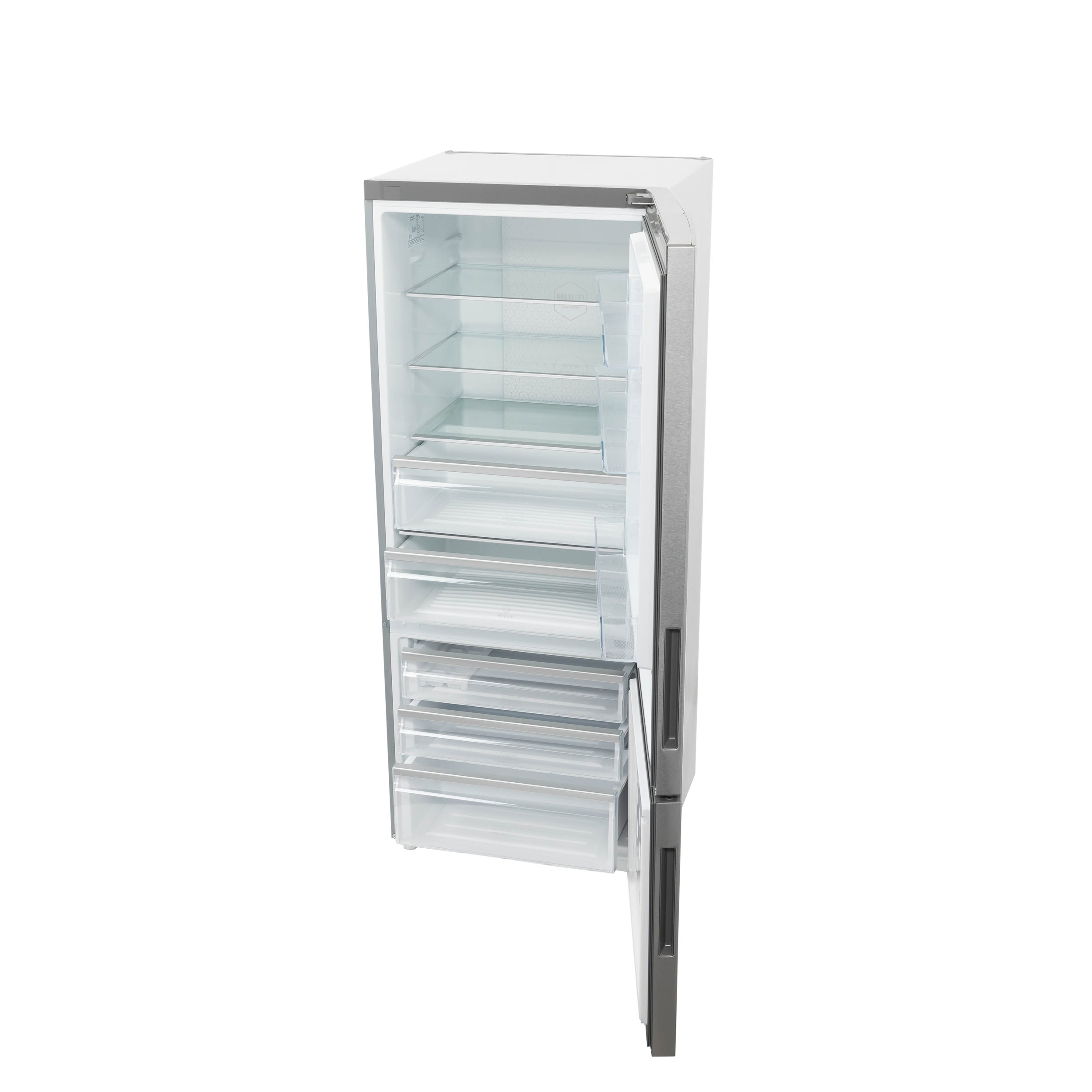 Model: HRB15N3BGS | Haier Haier ENERGY STAR® 15 Cu. Ft. Bottom Freezer Refrigerator