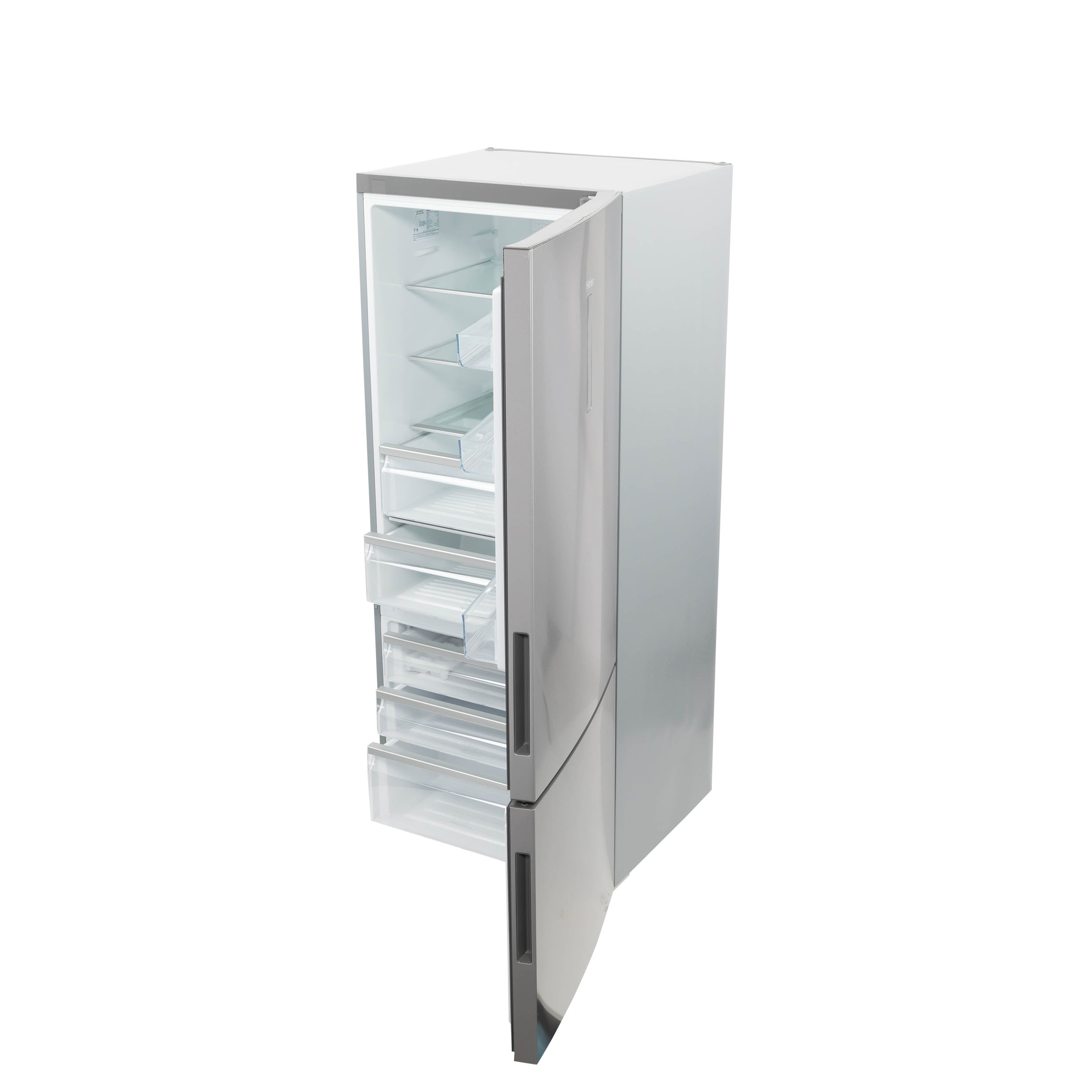 Model: HRB15N3BGS | Haier Haier ENERGY STAR® 15 Cu. Ft. Bottom Freezer Refrigerator