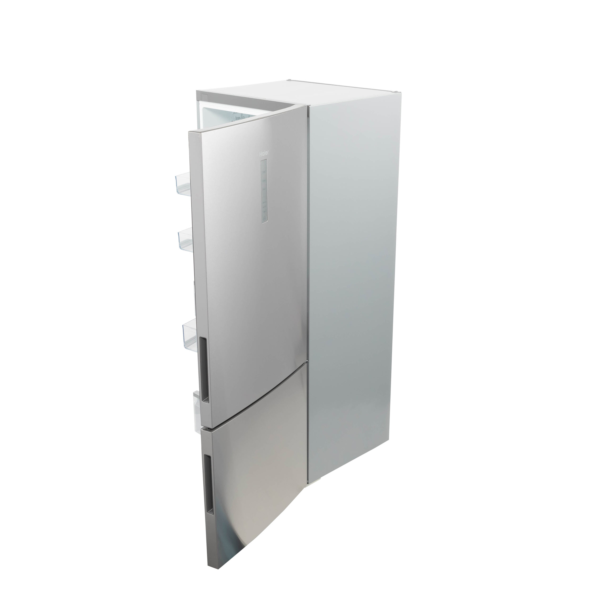Model: HRB15N3BGS | Haier Haier ENERGY STAR® 15 Cu. Ft. Bottom Freezer Refrigerator