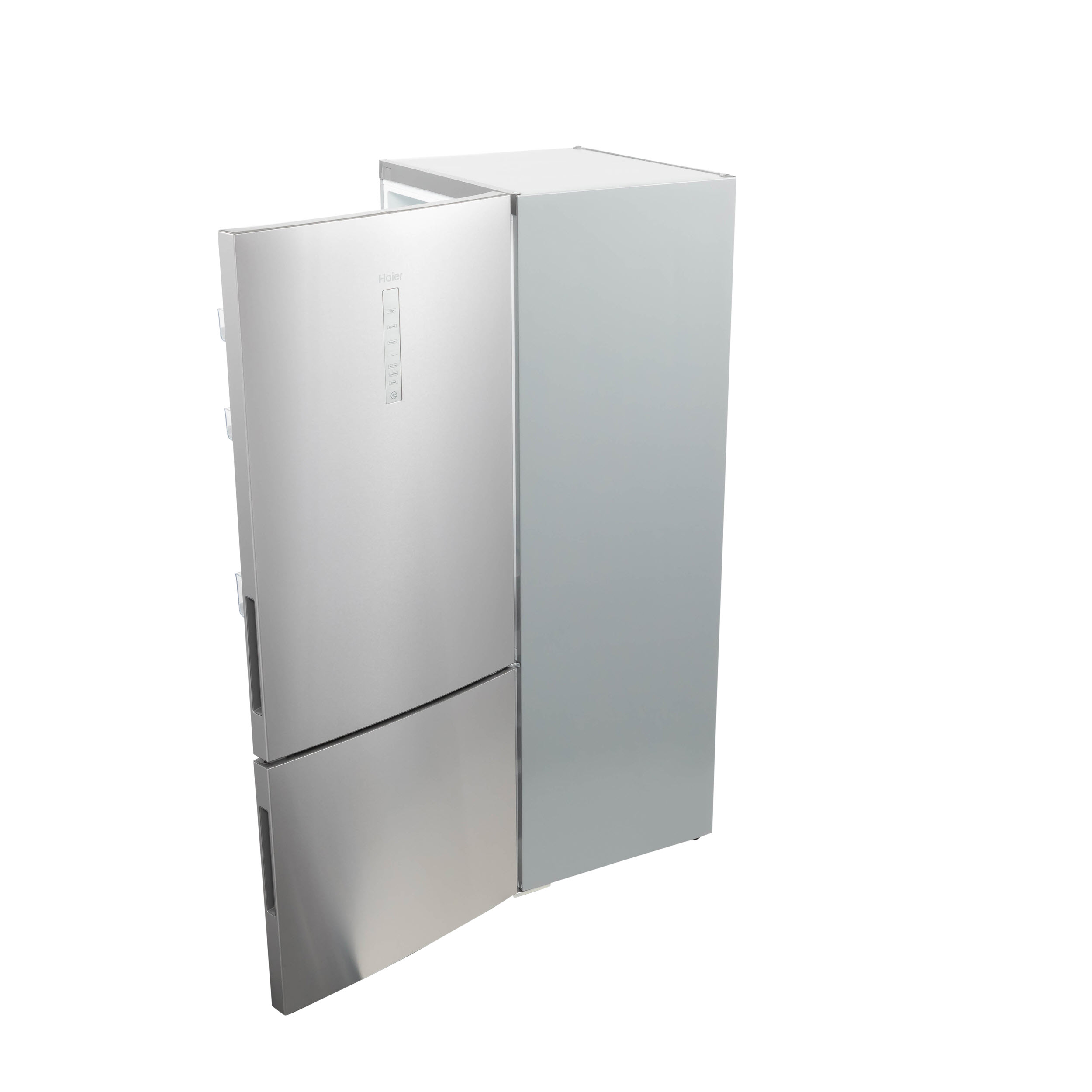 Model: HRB15N3BGS | Haier Haier ENERGY STAR® 15 Cu. Ft. Bottom Freezer Refrigerator