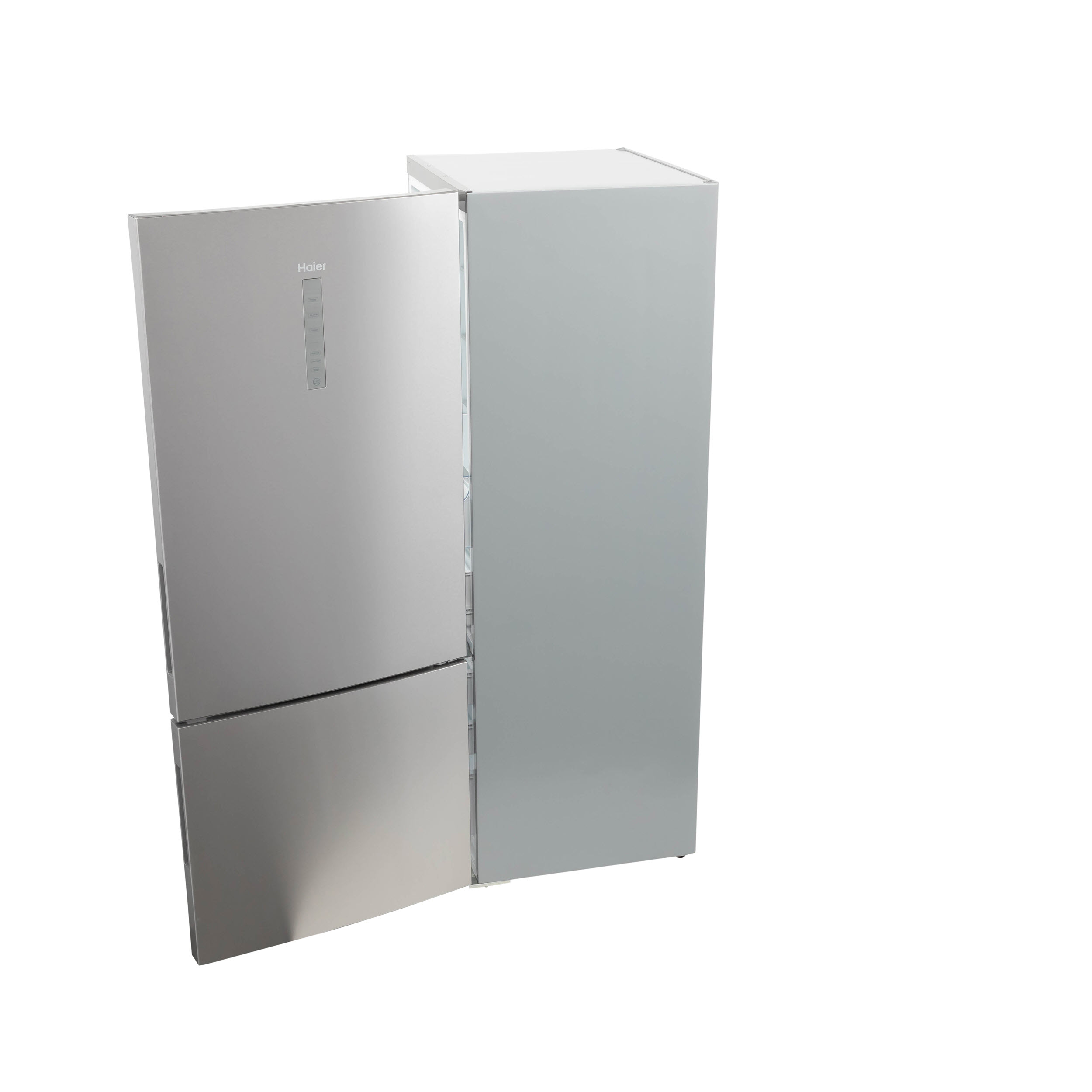 Model: HRB15N3BGS | Haier Haier ENERGY STAR® 15 Cu. Ft. Bottom Freezer Refrigerator