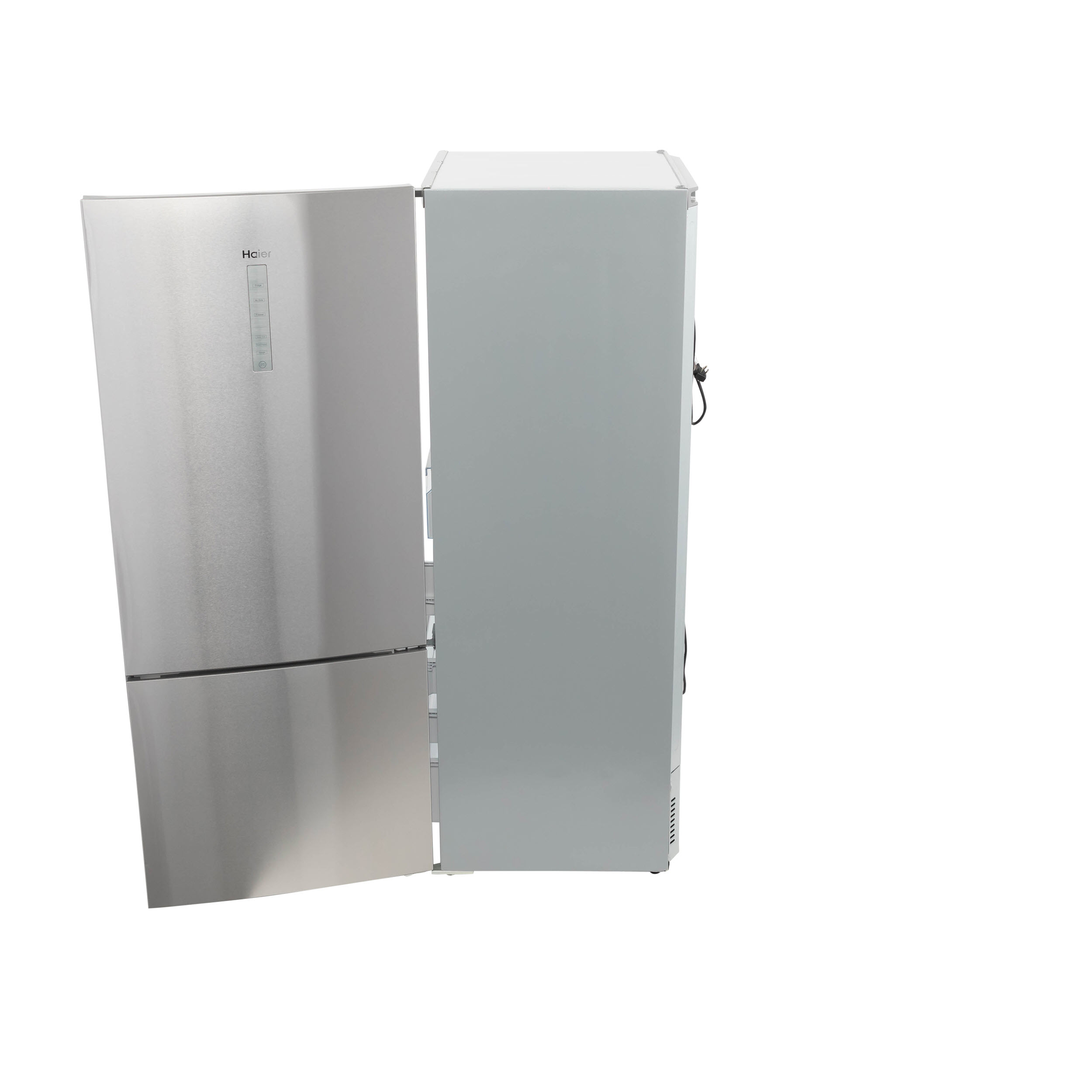 Model: HRB15N3BGS | Haier Haier ENERGY STAR® 15 Cu. Ft. Bottom Freezer Refrigerator