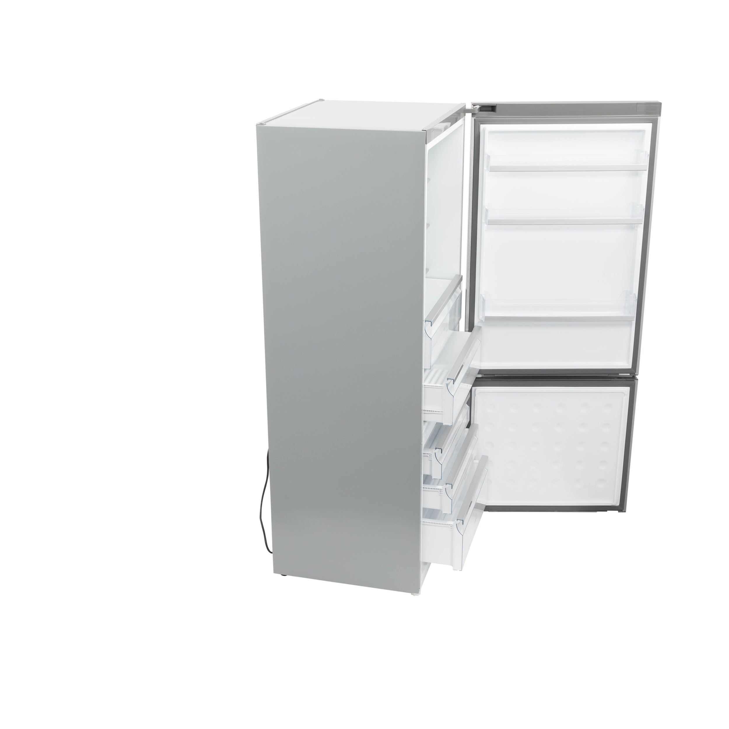 Model: HRB15N3BGS | Haier Haier ENERGY STAR® 15 Cu. Ft. Bottom Freezer Refrigerator