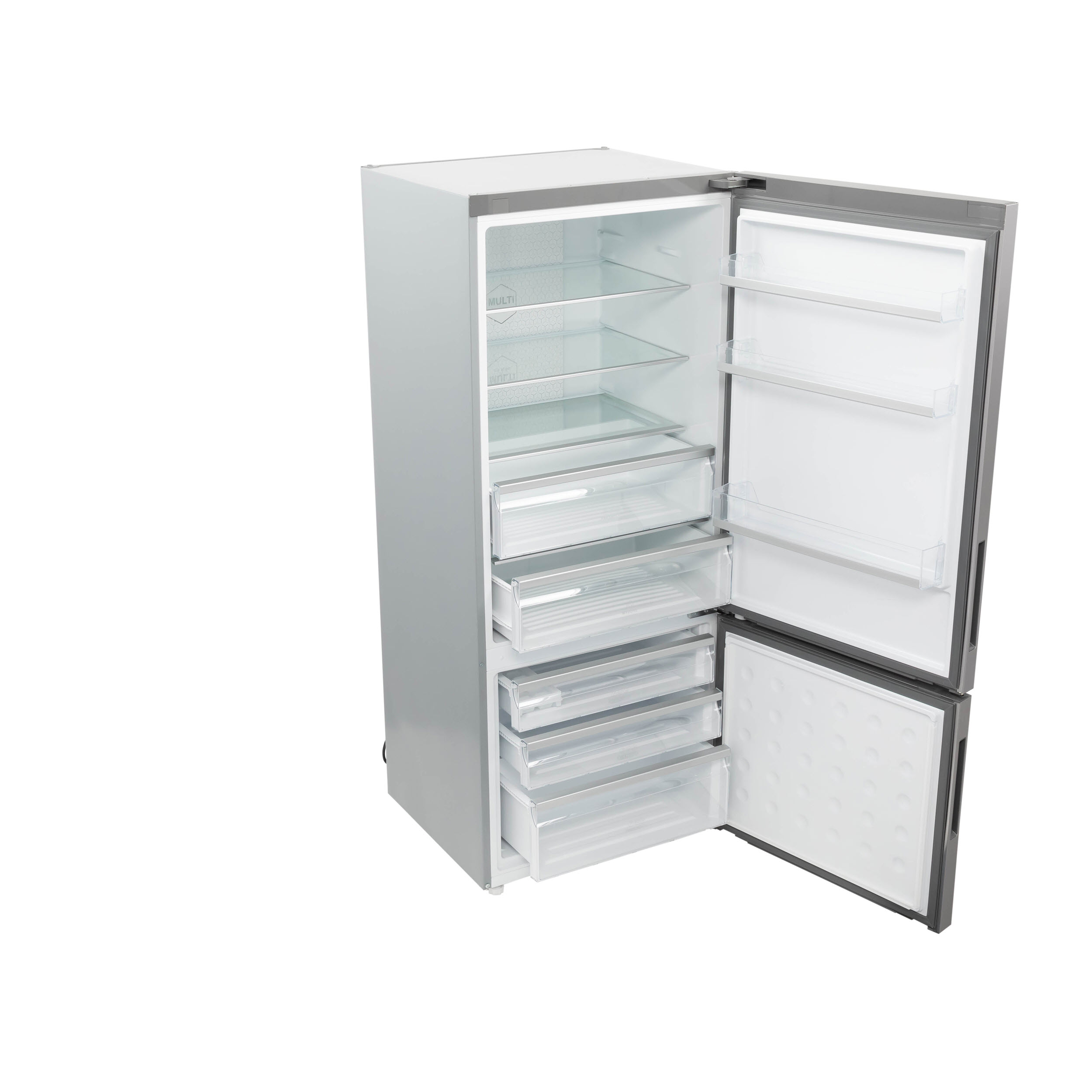 Model: HRB15N3BGS | Haier Haier ENERGY STAR® 15 Cu. Ft. Bottom Freezer Refrigerator