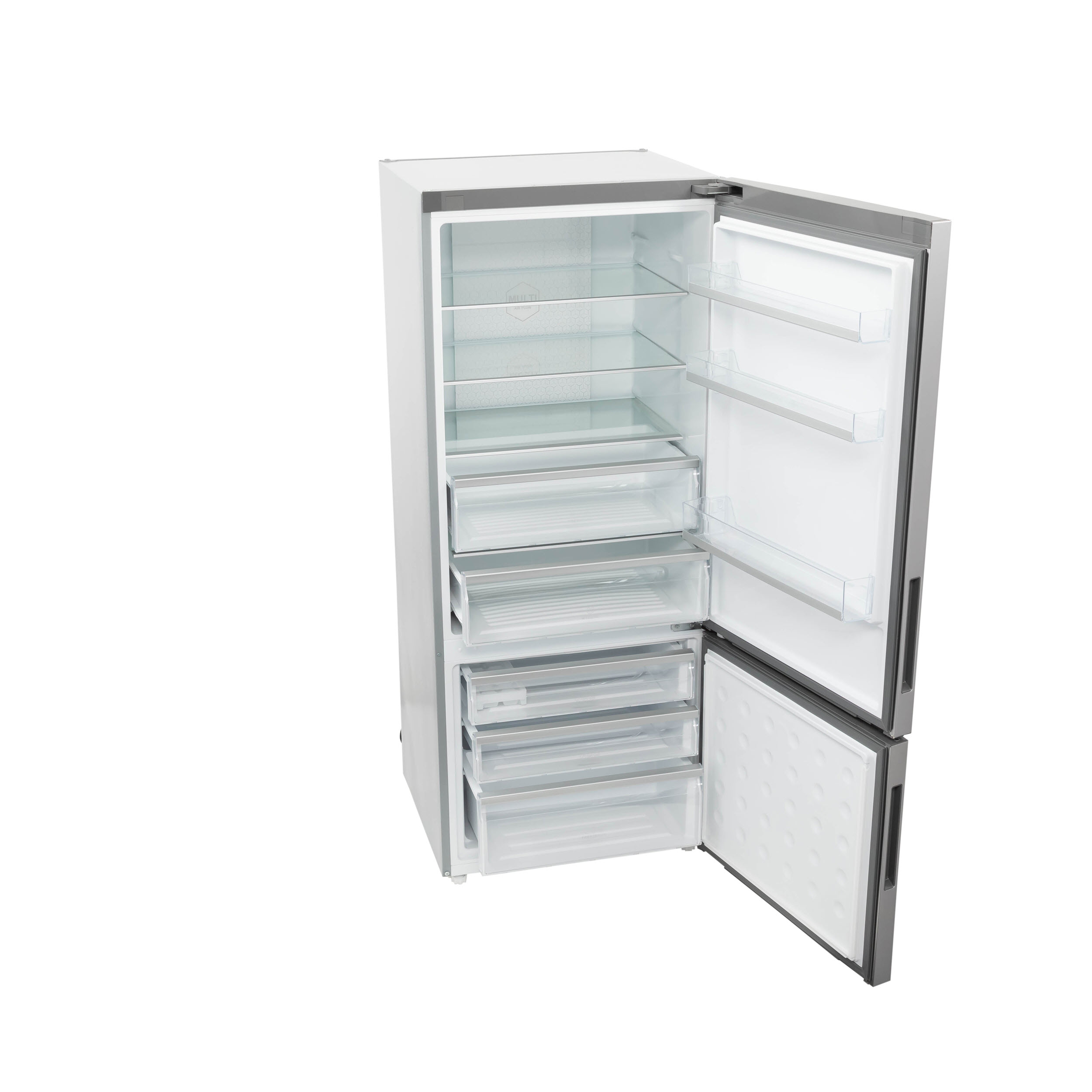 Model: HRB15N3BGS | Haier Haier ENERGY STAR® 15 Cu. Ft. Bottom Freezer Refrigerator