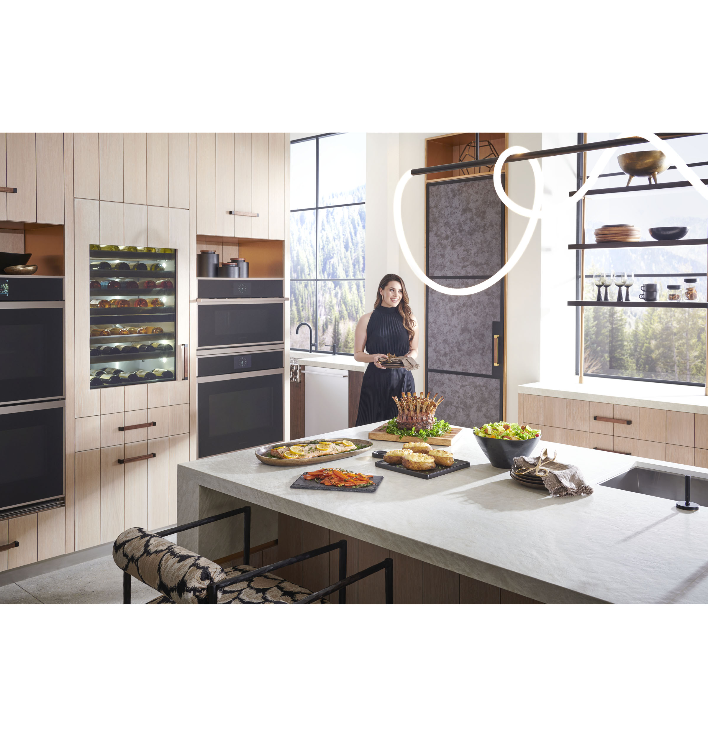 Monogram minimalist collection electric double wall oven online