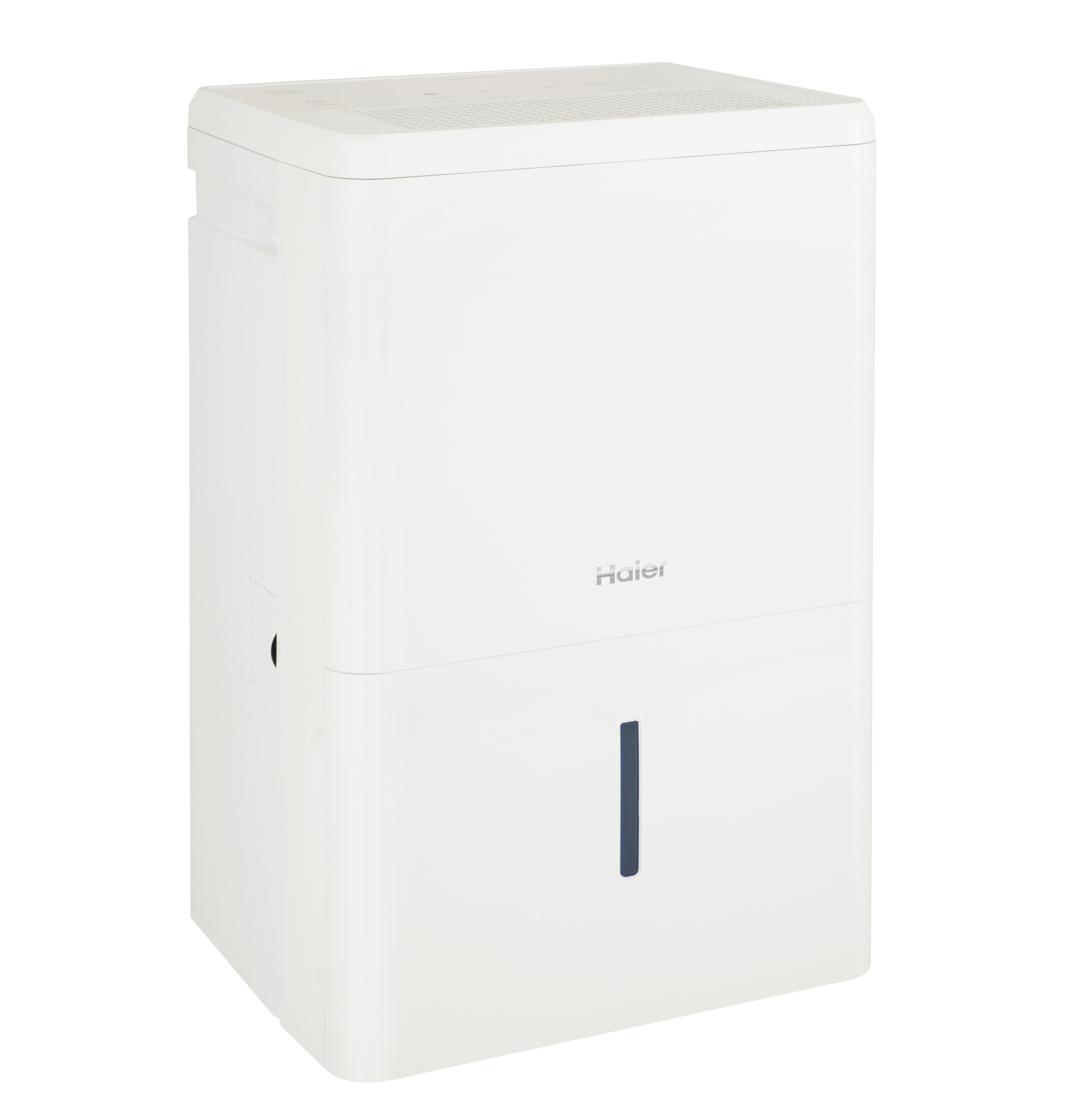 Model: QPHR50LZ | Haier Haier ENERGY STAR® 50 Pint Portable Dehumidifier with Built-in Pump and Smart Dry for Wet Spaces