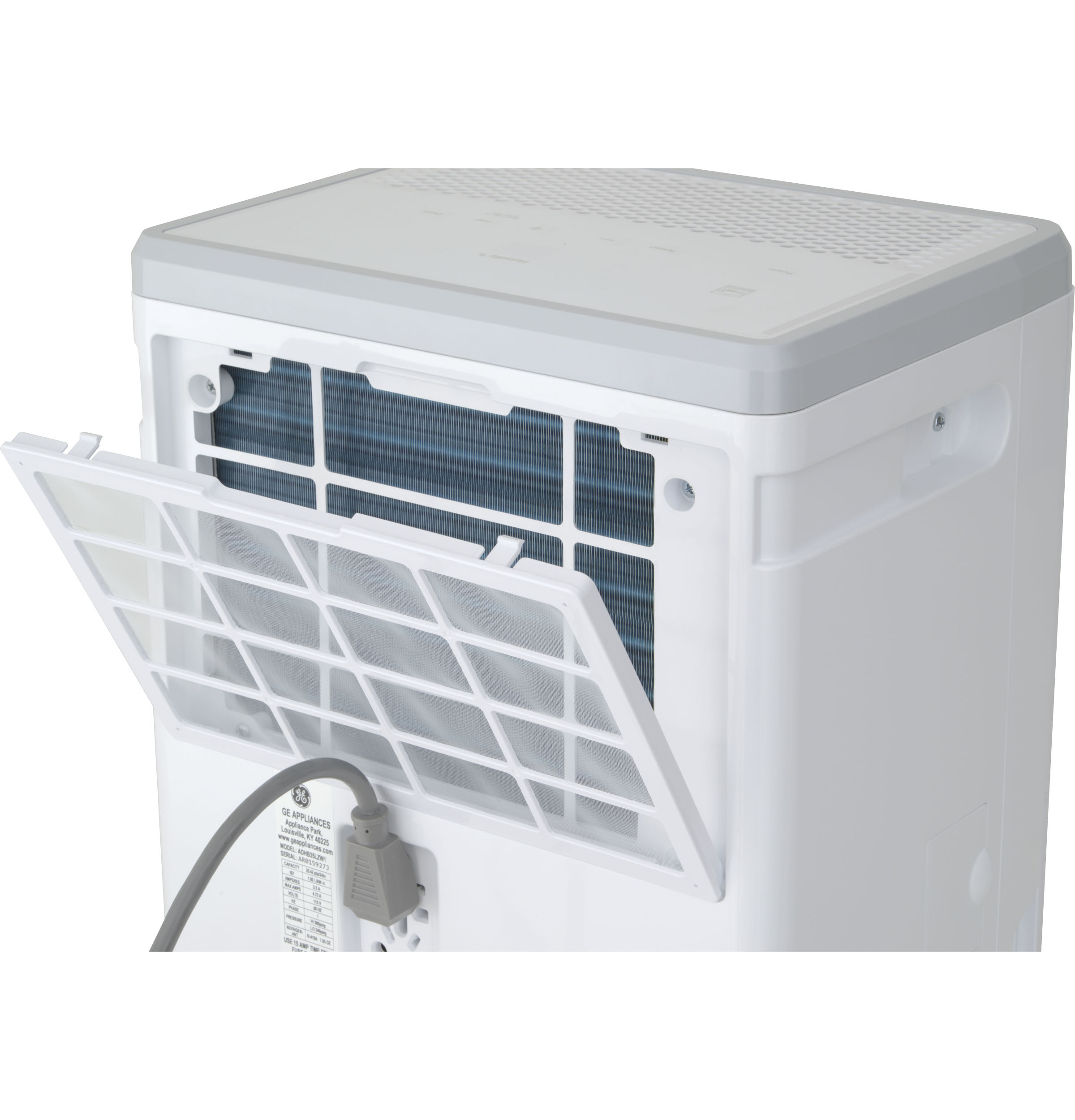 Model: QPHR50LZ | Haier Haier ENERGY STAR® 50 Pint Portable Dehumidifier with Built-in Pump and Smart Dry for Wet Spaces