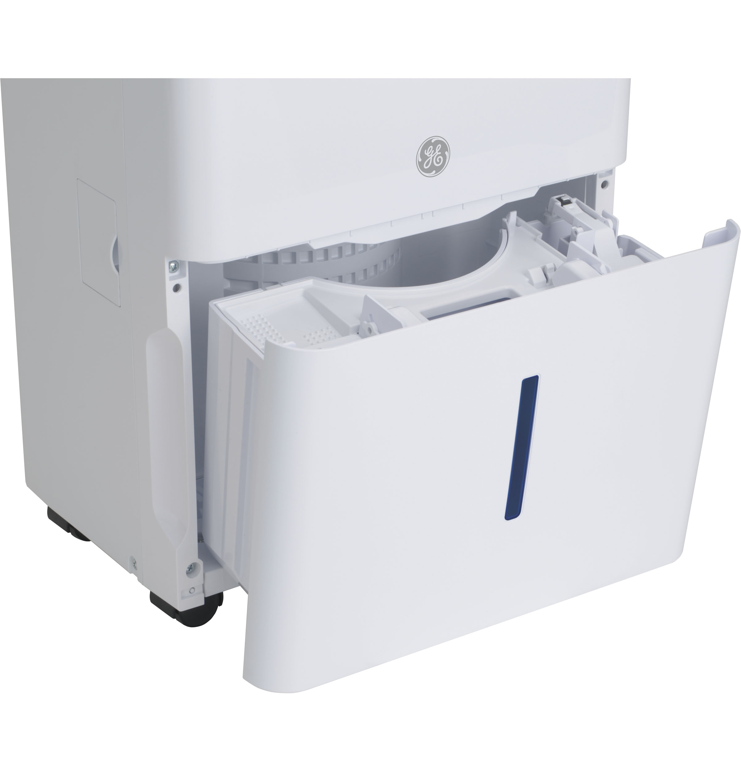 Model: QPHR50LZ | Haier Haier ENERGY STAR® 50 Pint Portable Dehumidifier with Built-in Pump and Smart Dry for Wet Spaces