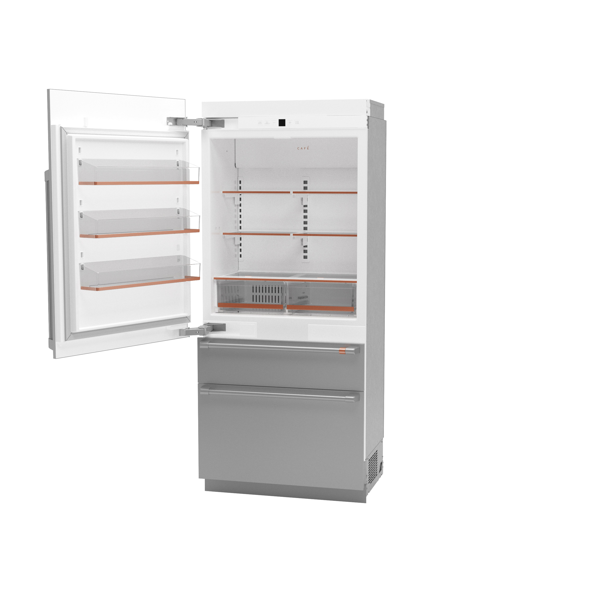 Model: CIC36LP2VS1 | Cafe Café™ 36" Integrated Bottom-Freezer Refrigerator