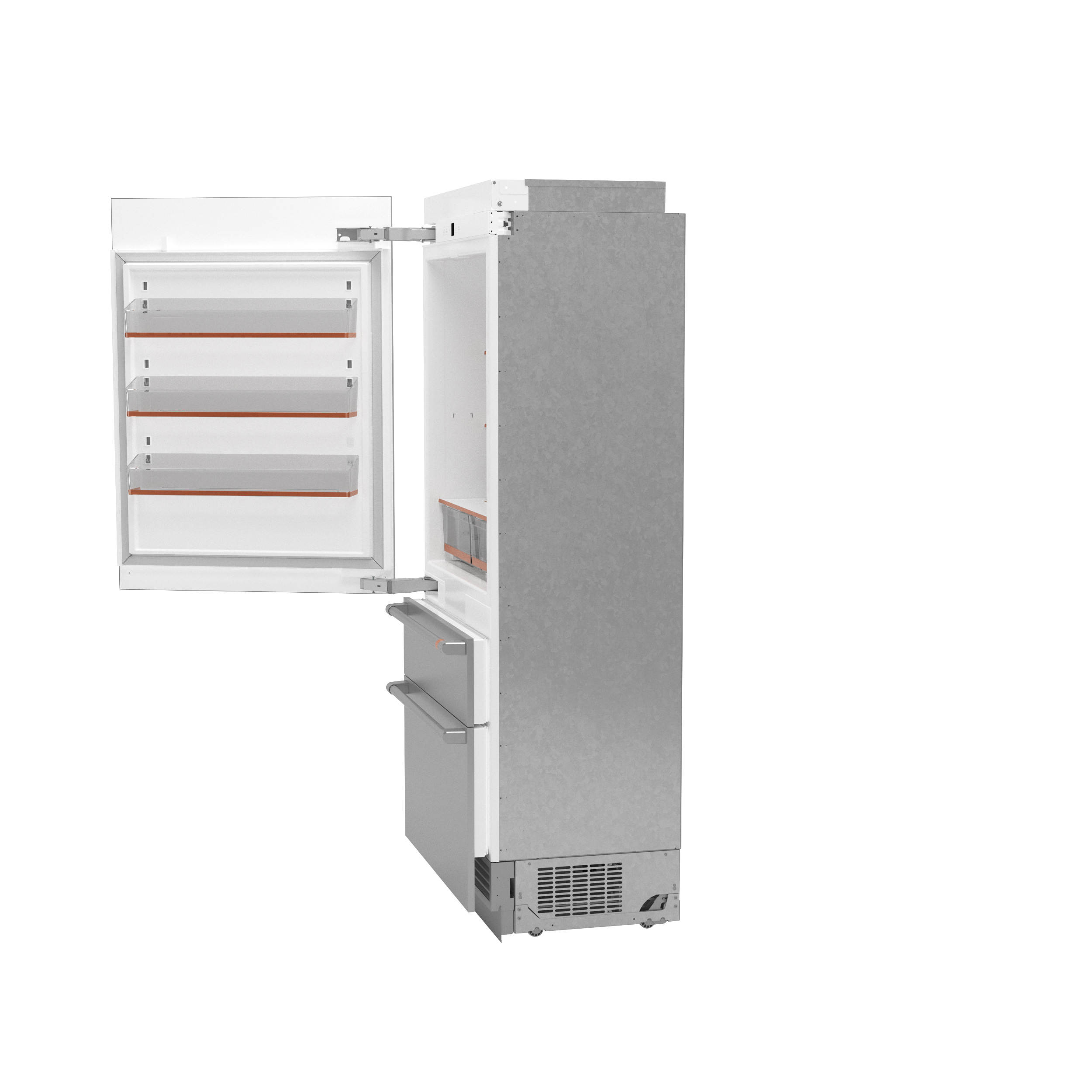 Model: CIC36LP2VS1 | Cafe Café™ 36" Integrated Bottom-Freezer Refrigerator