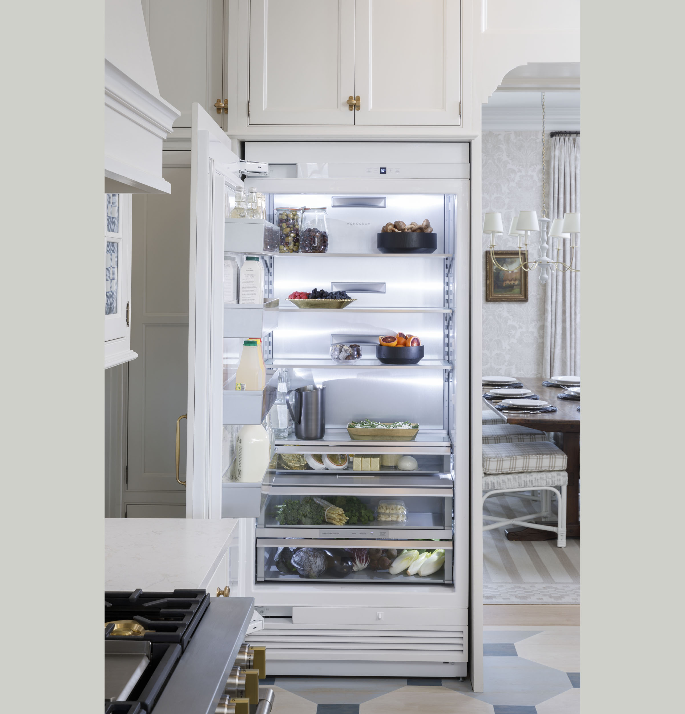 Monogram integrated refrigerator deals