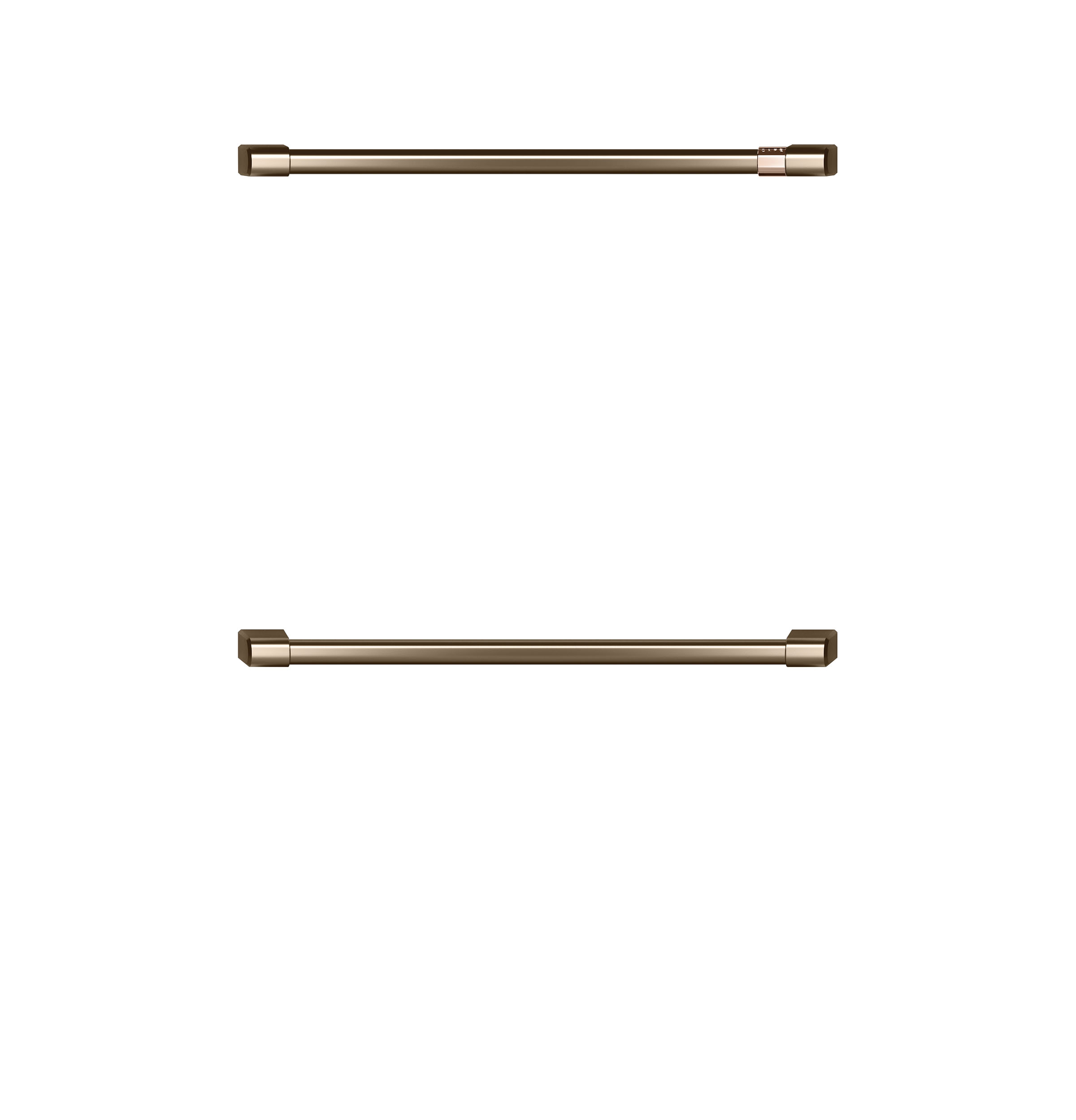 Cafe Café™ 2 - 30” Double Wall Oven Handles - Brushed Bronze