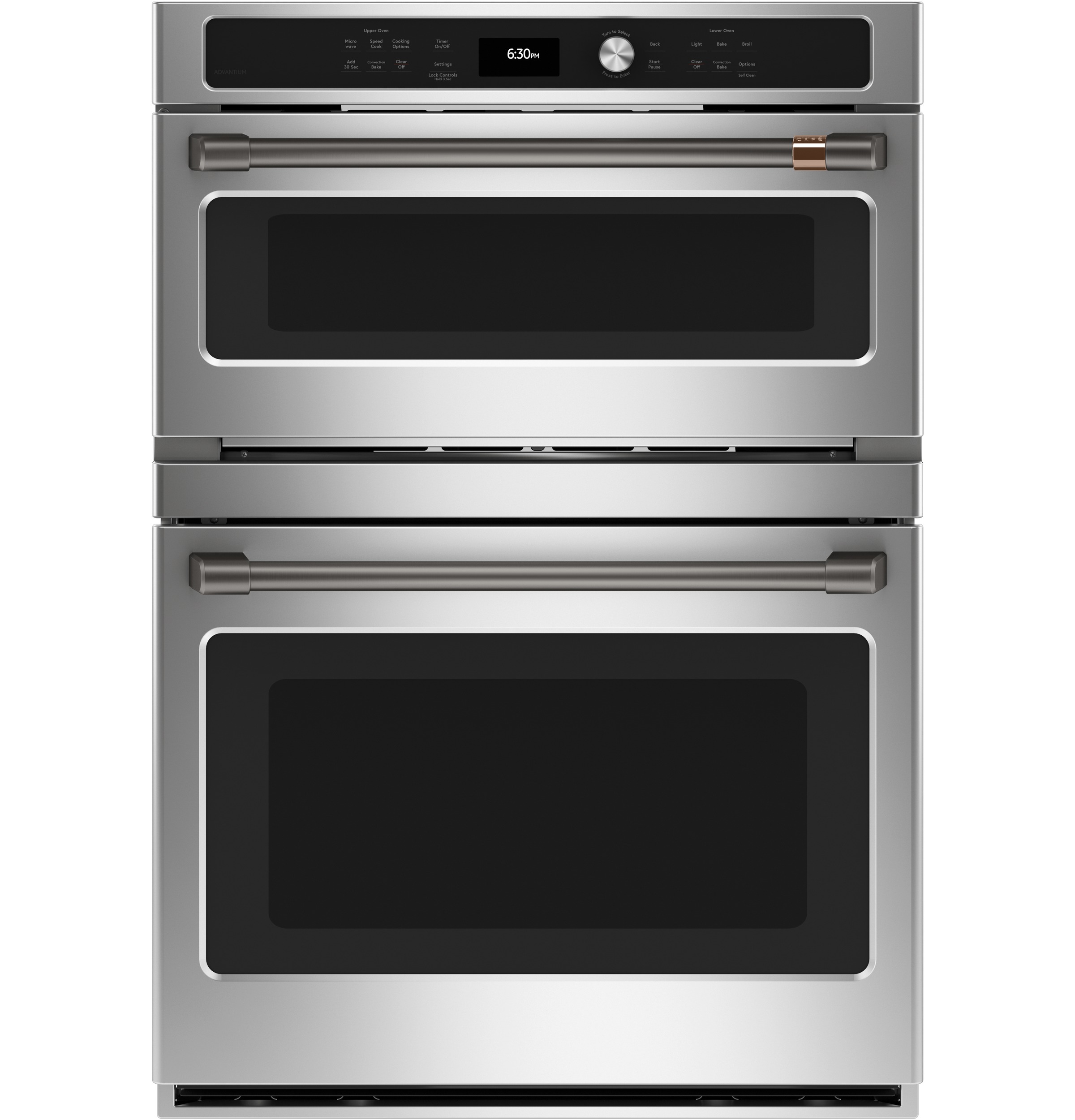 Model: CTC912P2NS1 | Cafe Café™ 30 in. Combination Double Wall Oven with Convection and Advantium® Technology