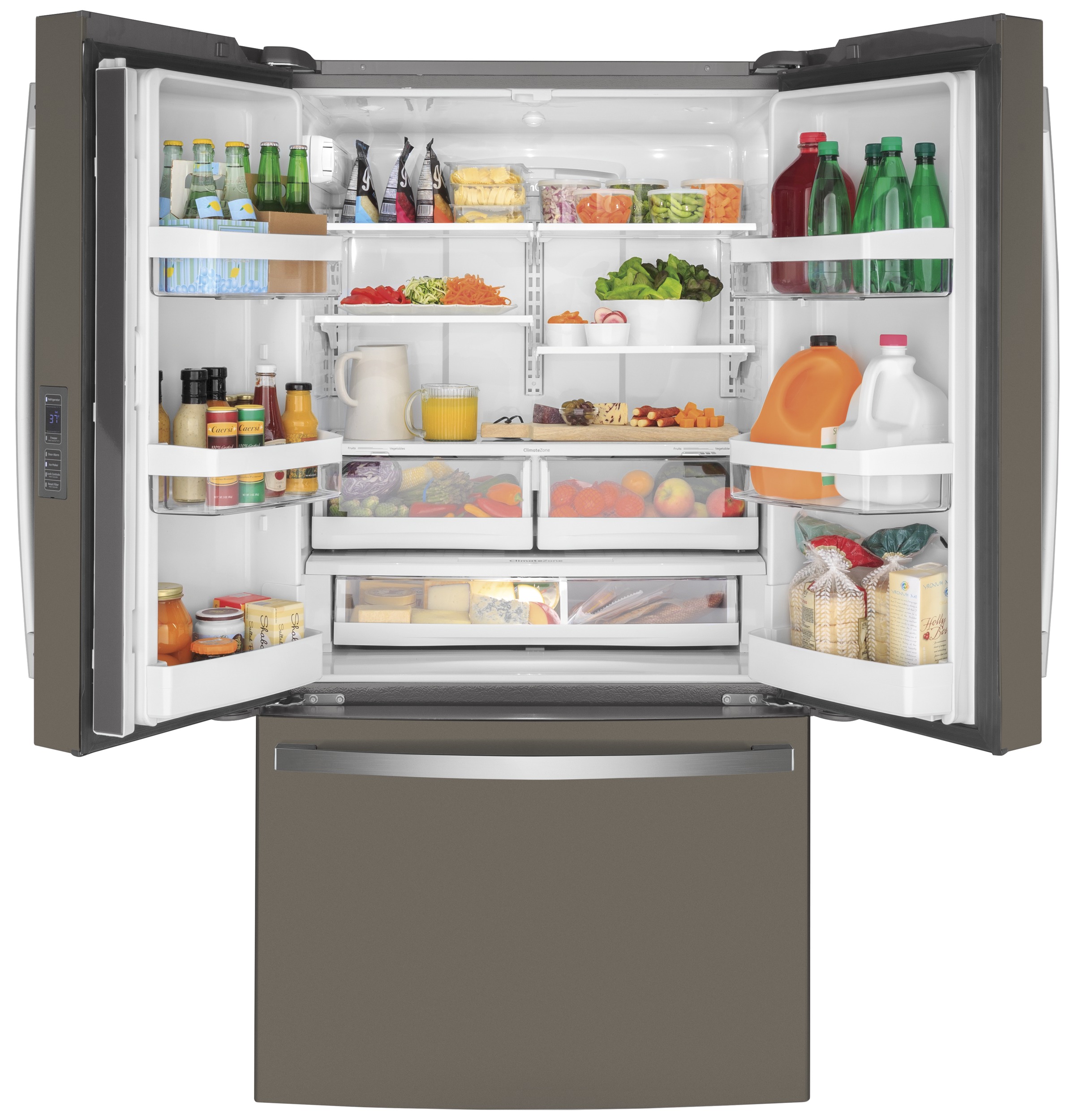 Model: GWE23GMNES | GE GE® ENERGY STAR® 23.1 Cu. Ft. Counter-Depth French-Door Refrigerator