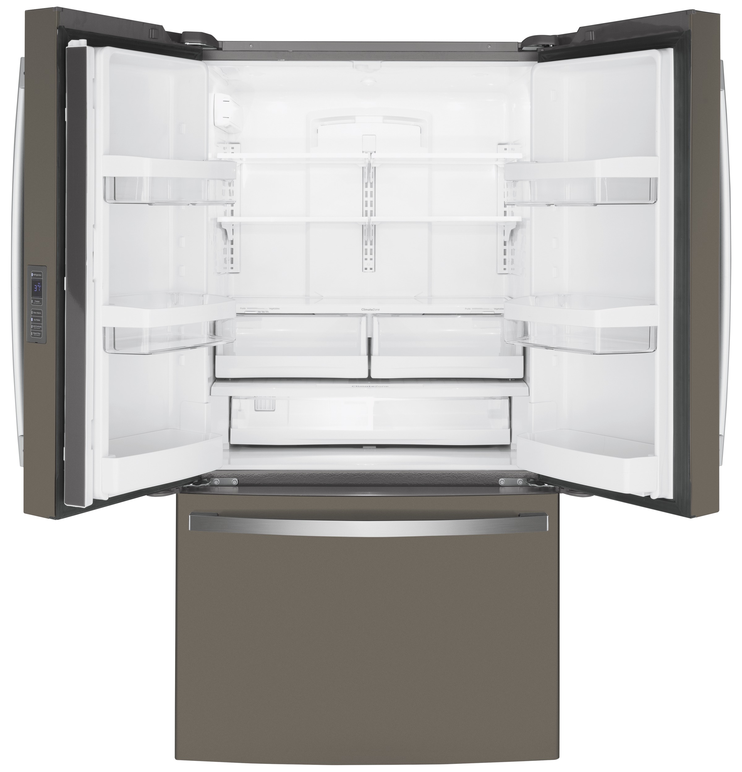 Model: GWE23GMNES | GE GE® ENERGY STAR® 23.1 Cu. Ft. Counter-Depth French-Door Refrigerator