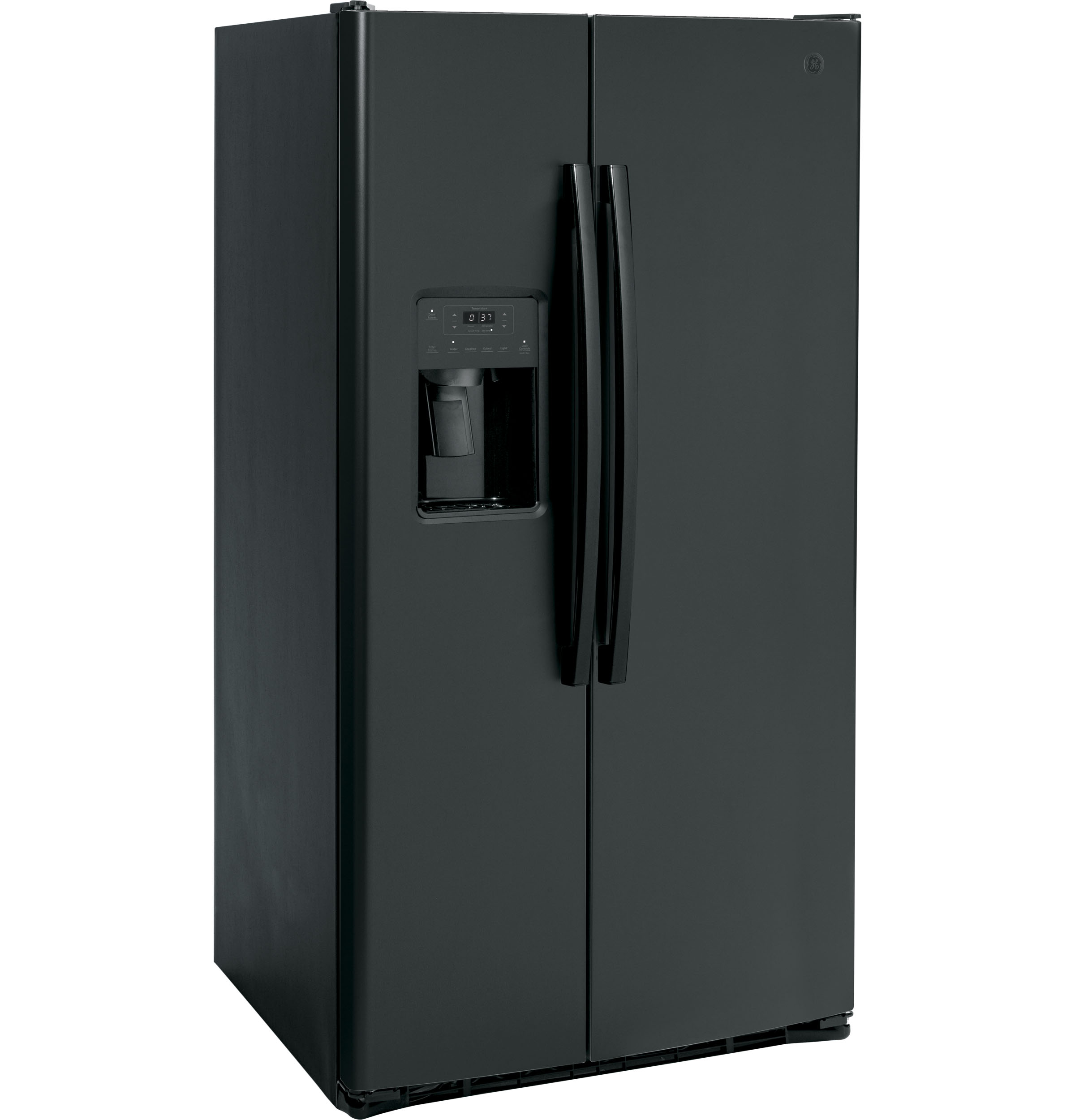 Model: GSS25GGPBB | GE GE® 25.3 Cu. Ft. Side-By-Side Refrigerator