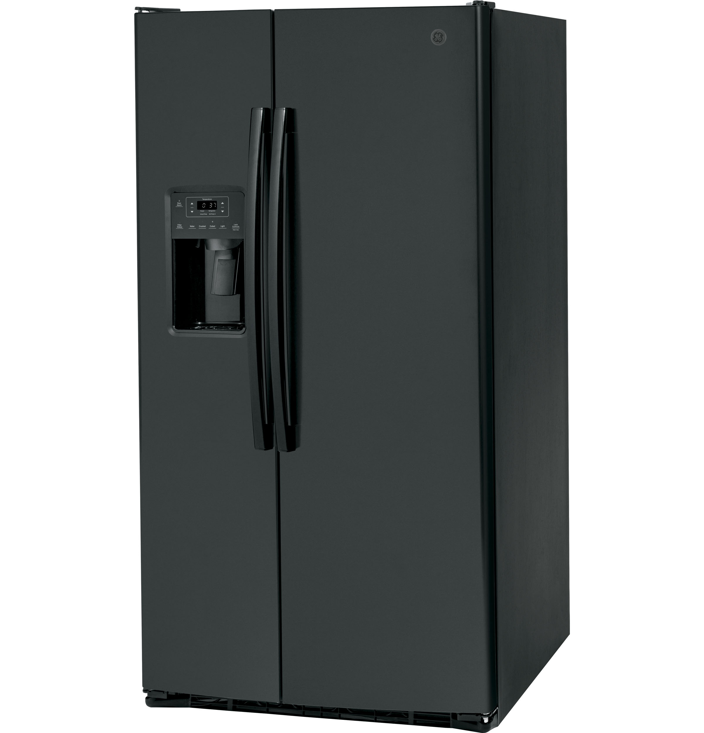 Model: GSS25GGPBB | GE GE® 25.3 Cu. Ft. Side-By-Side Refrigerator